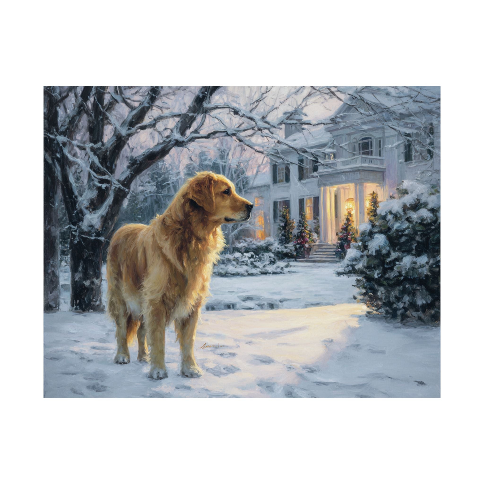 Golden Retriever 10- Home for the Holidays Collection