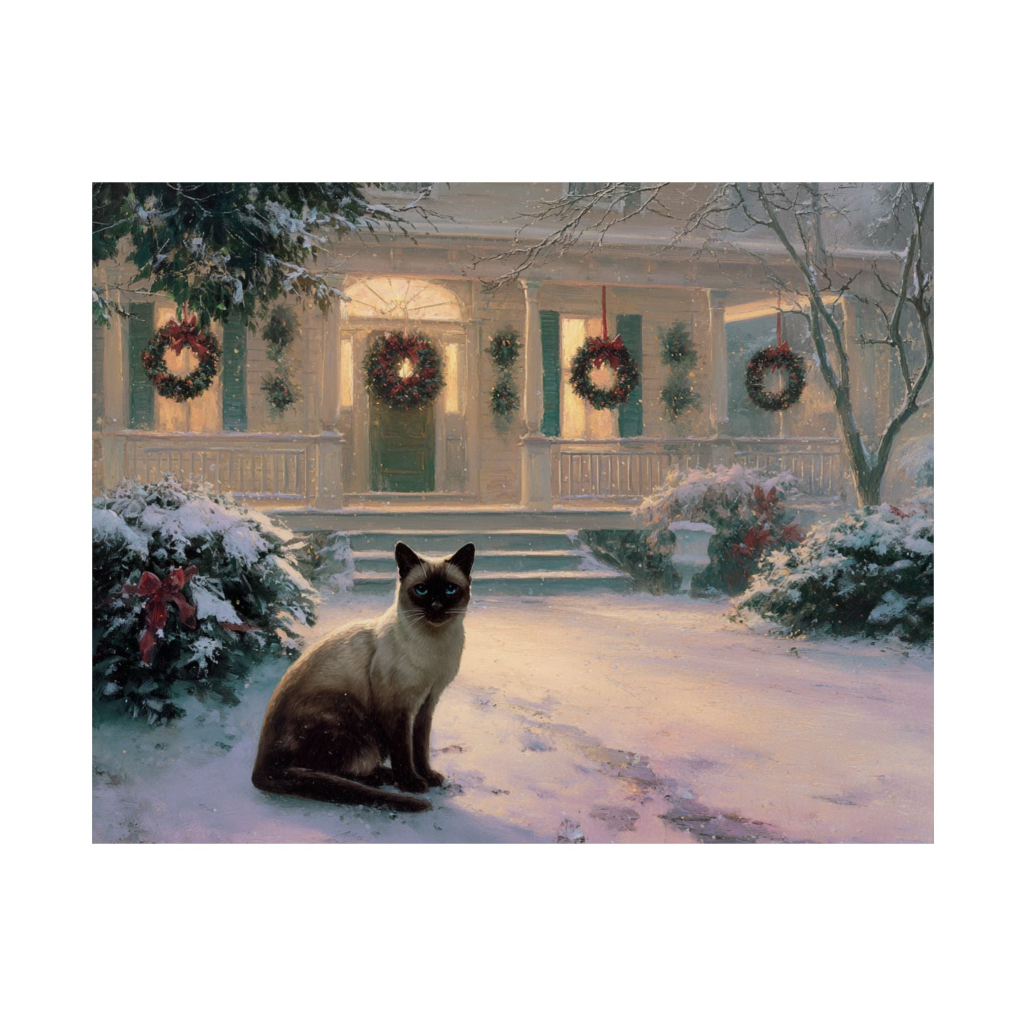 Burmese Cat 1- Home for the Holidays Collection