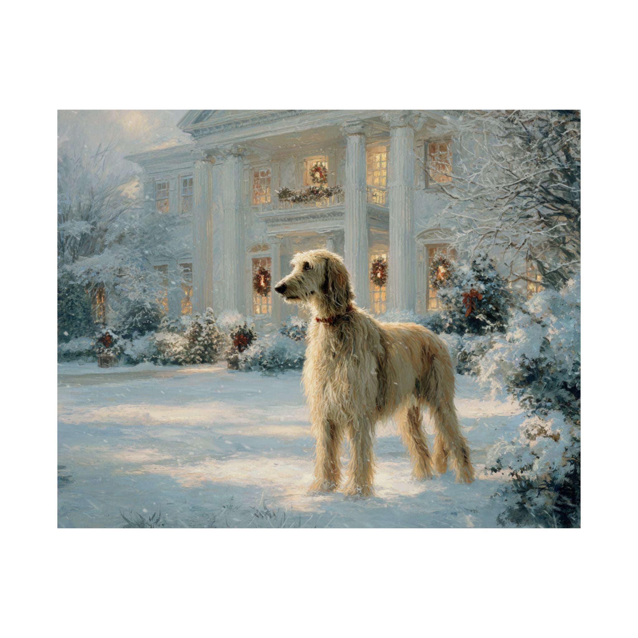 Afghan Hound 4- Home for the Holidays Collection