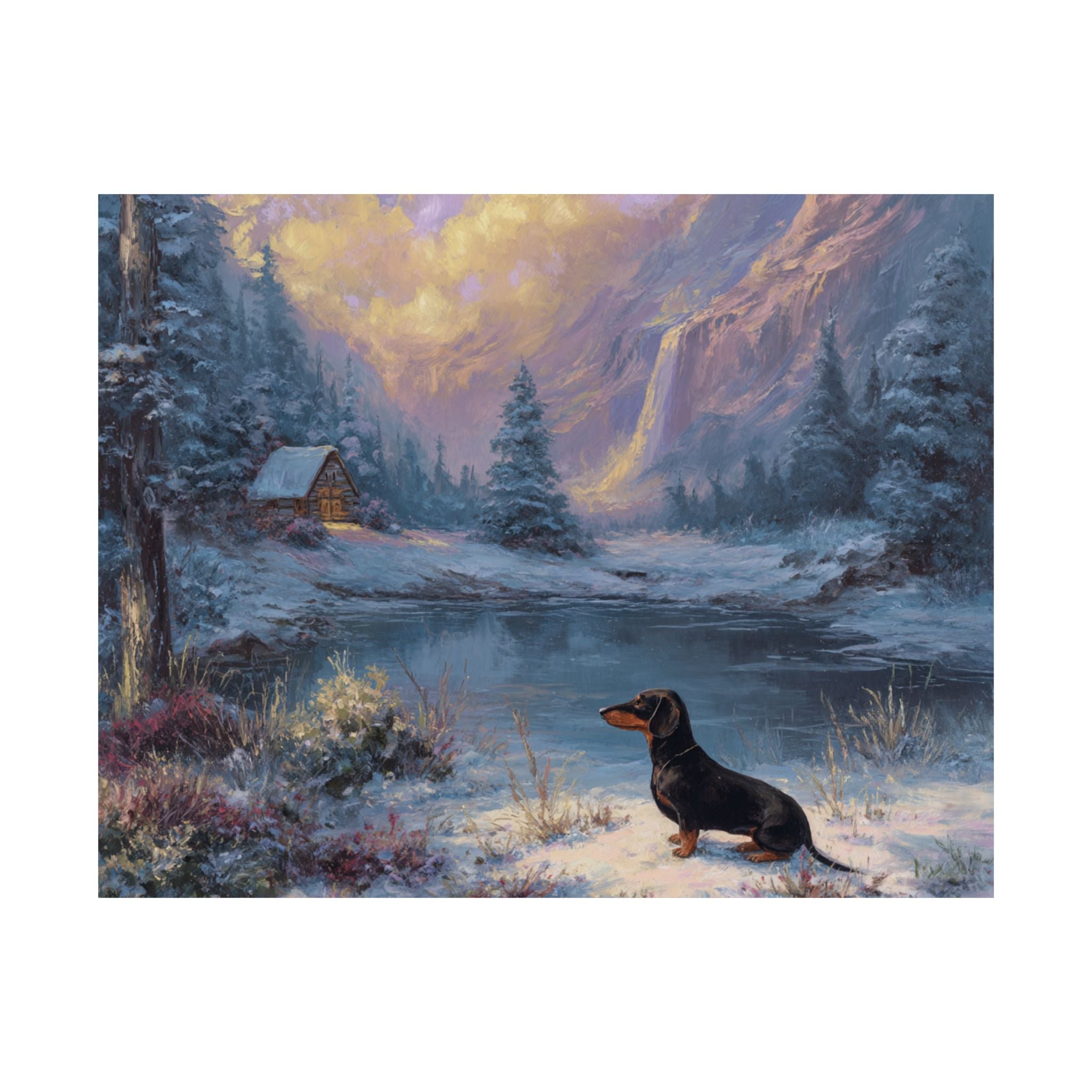 Dachshund 3- Winter Whiskers Collection