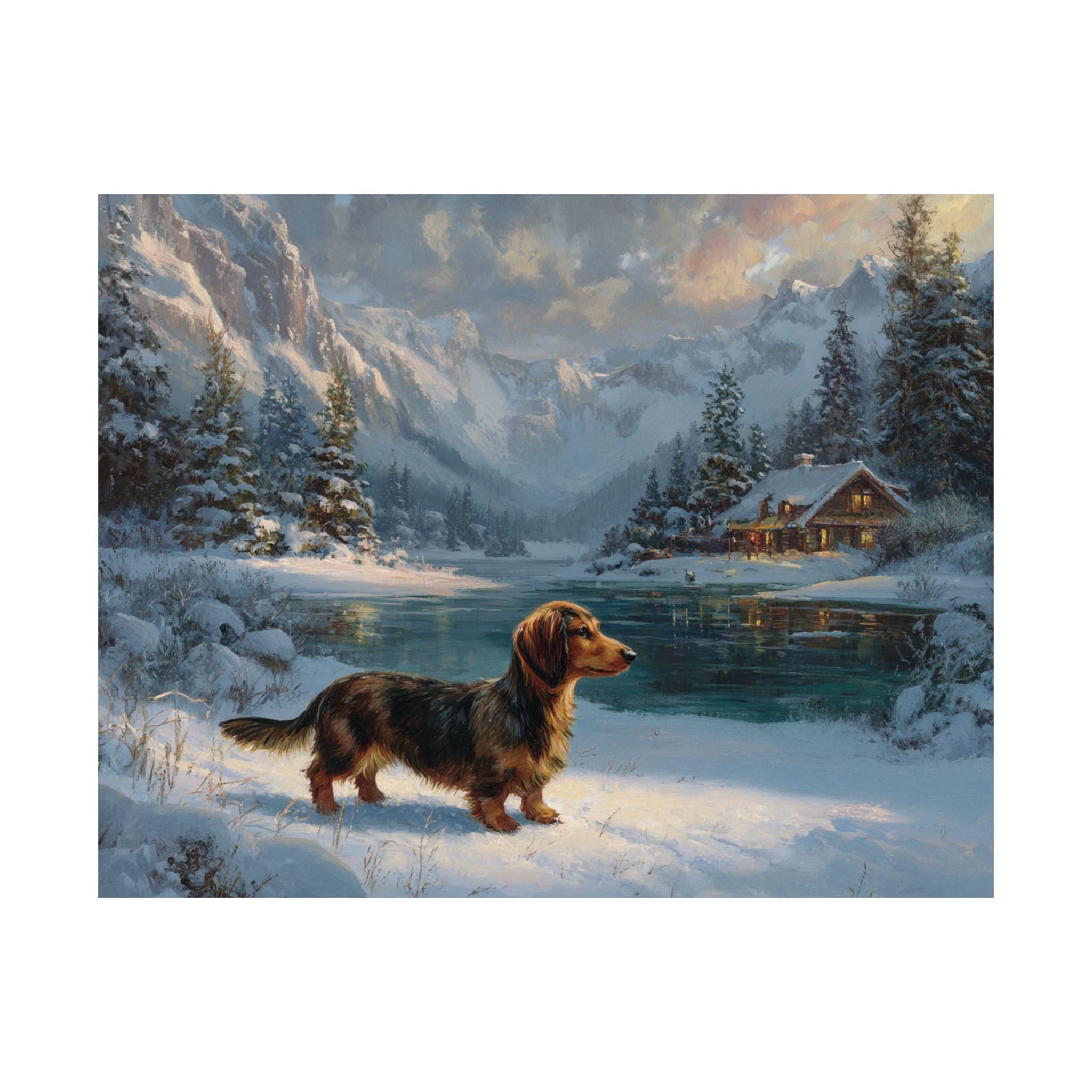 Dachshund 1- Winter Whiskers Collection