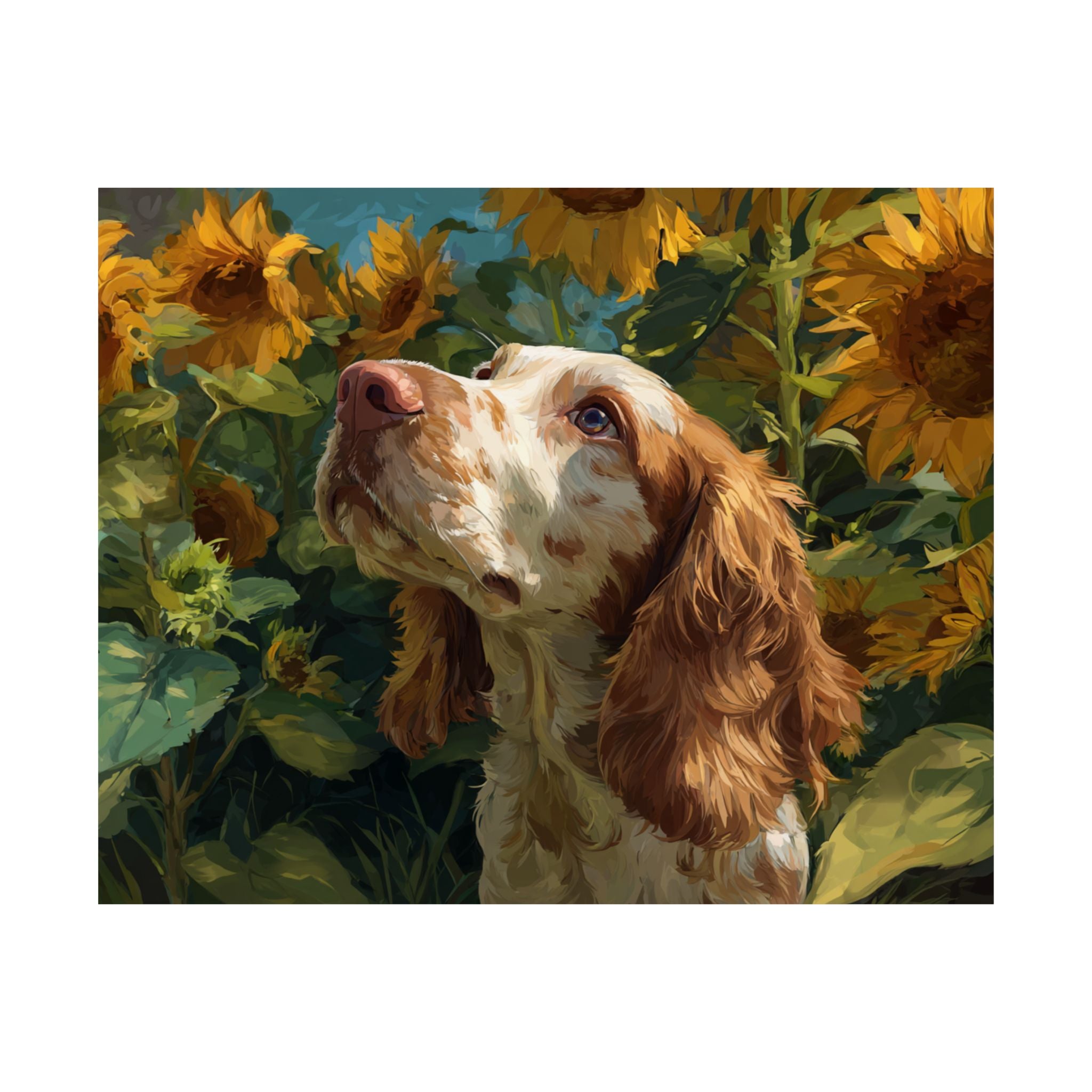 Cocker Spaniel 3- Sunflower Season Collection