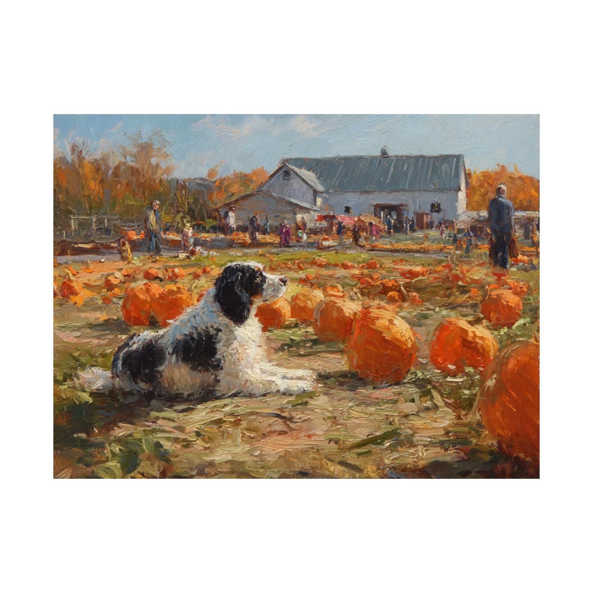 Cocker Spaniel 2- Pumpkin Patch Collection