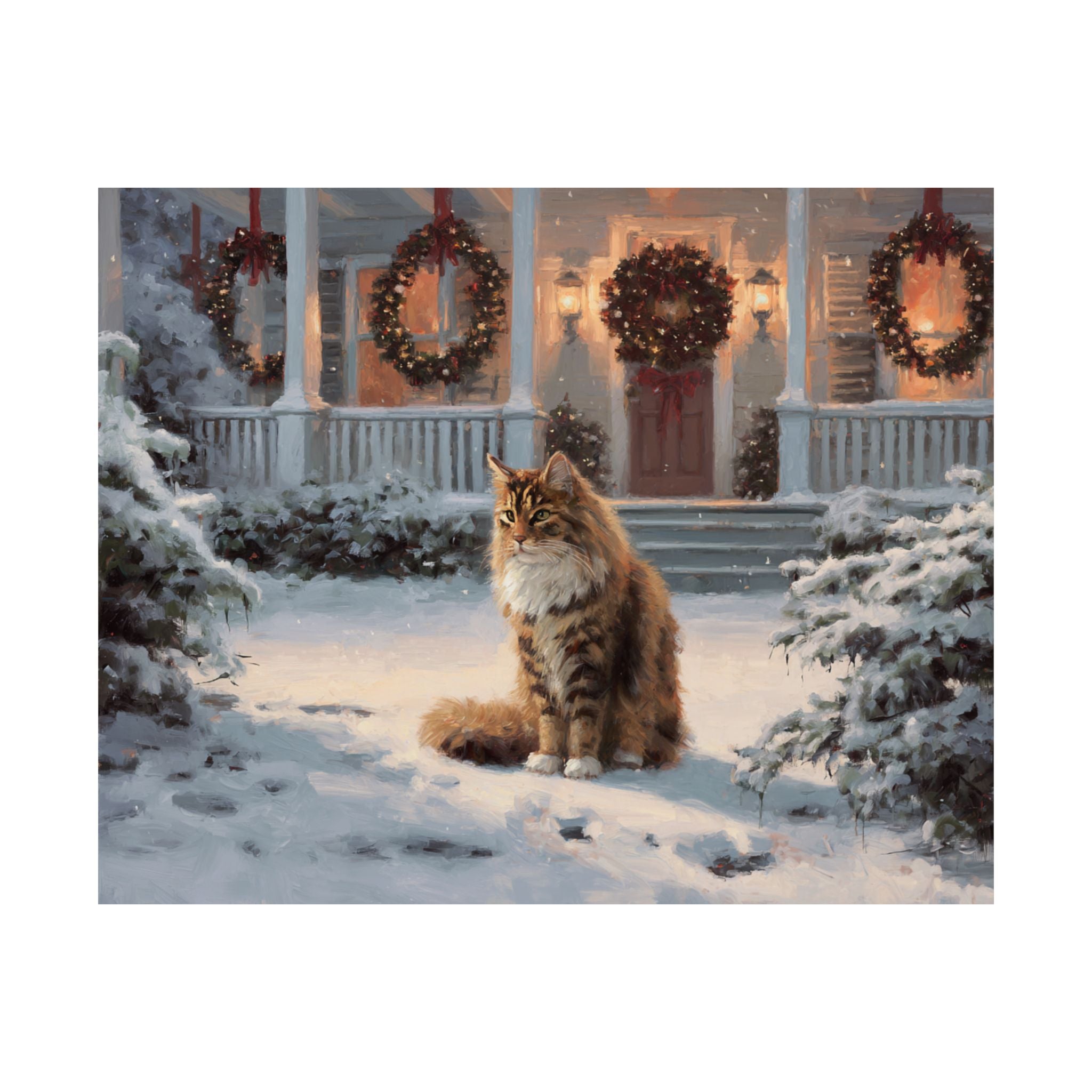 Main Coon Cat 2- Home for the Holidays Collection