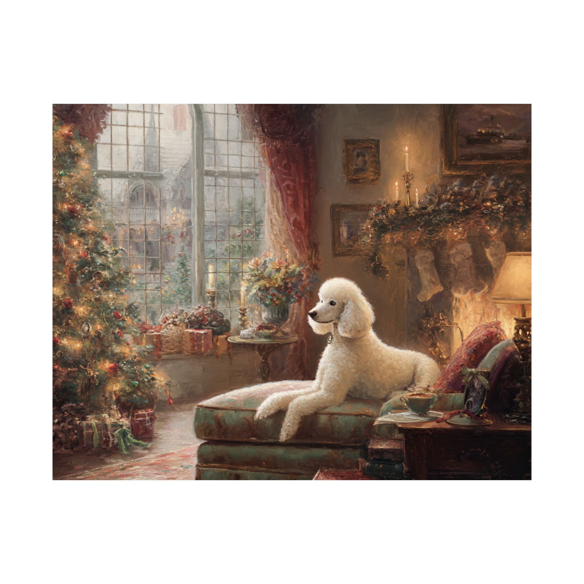 Poodle 3- Cozy Christmas Collection