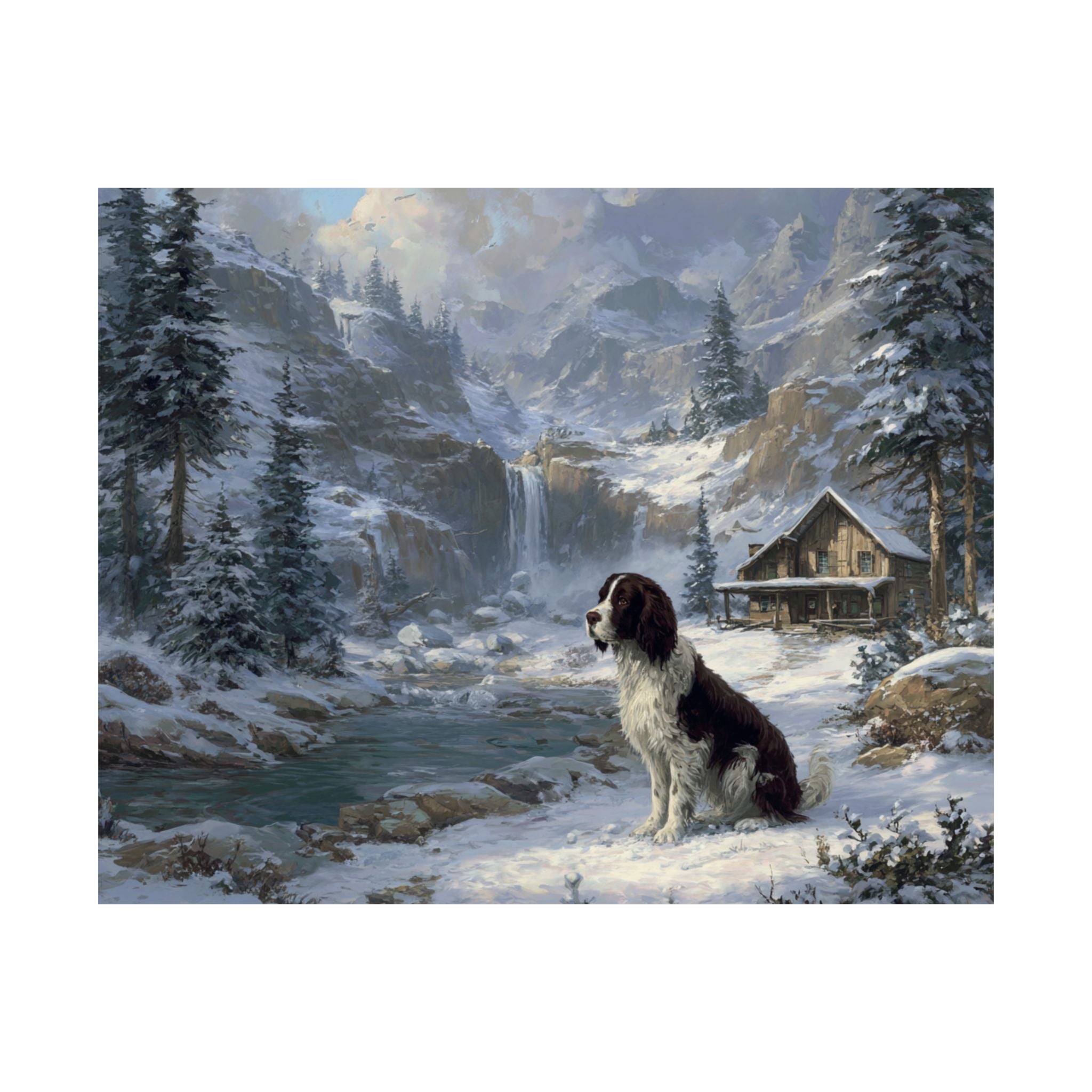 Springer Spaniel 5- Winter Whiskers Collection