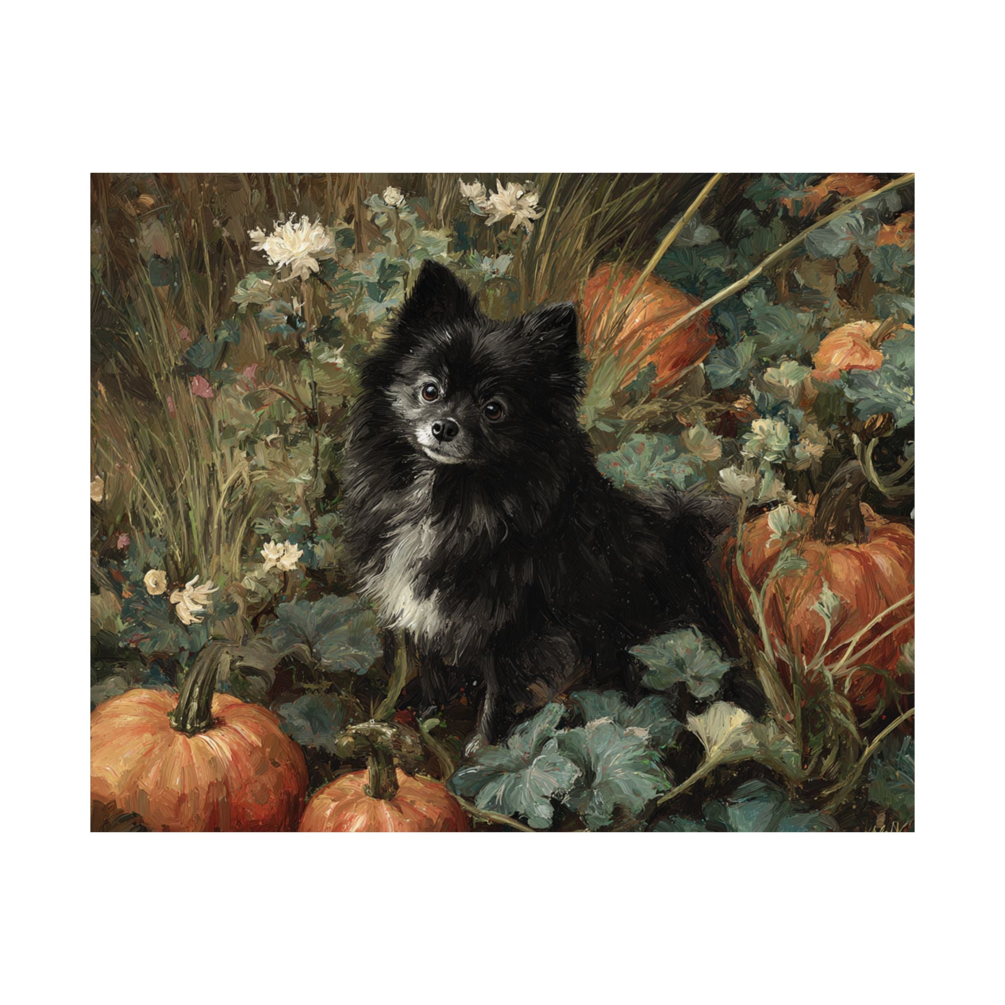 Pomeranian 4- Pumpkin Patch Collection