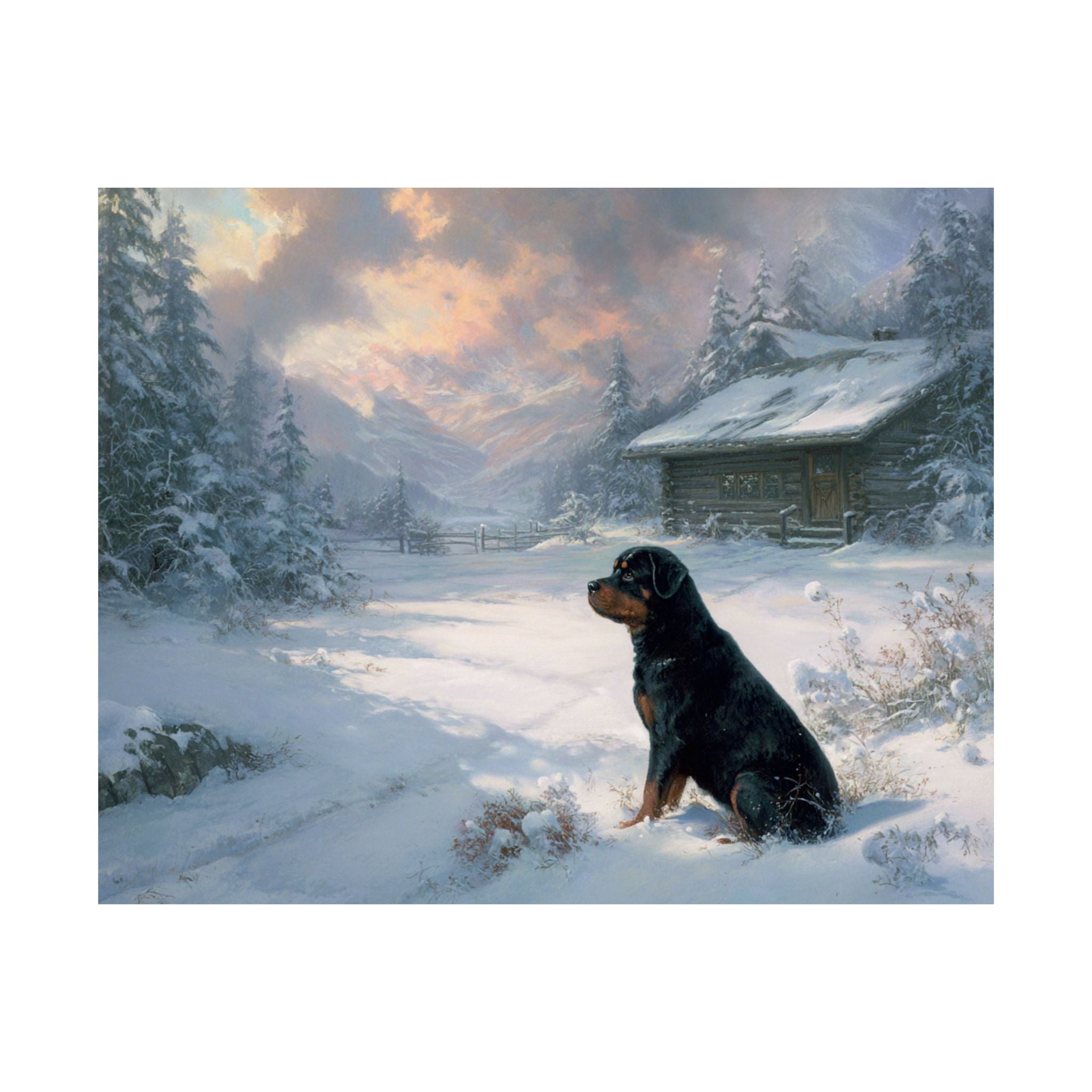 Rottweiler 7- Winter Whiskers Collection