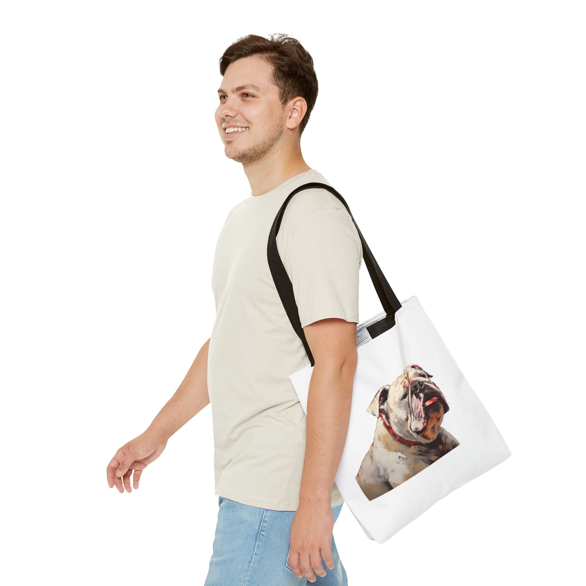 Bulldog Art Tote Bag