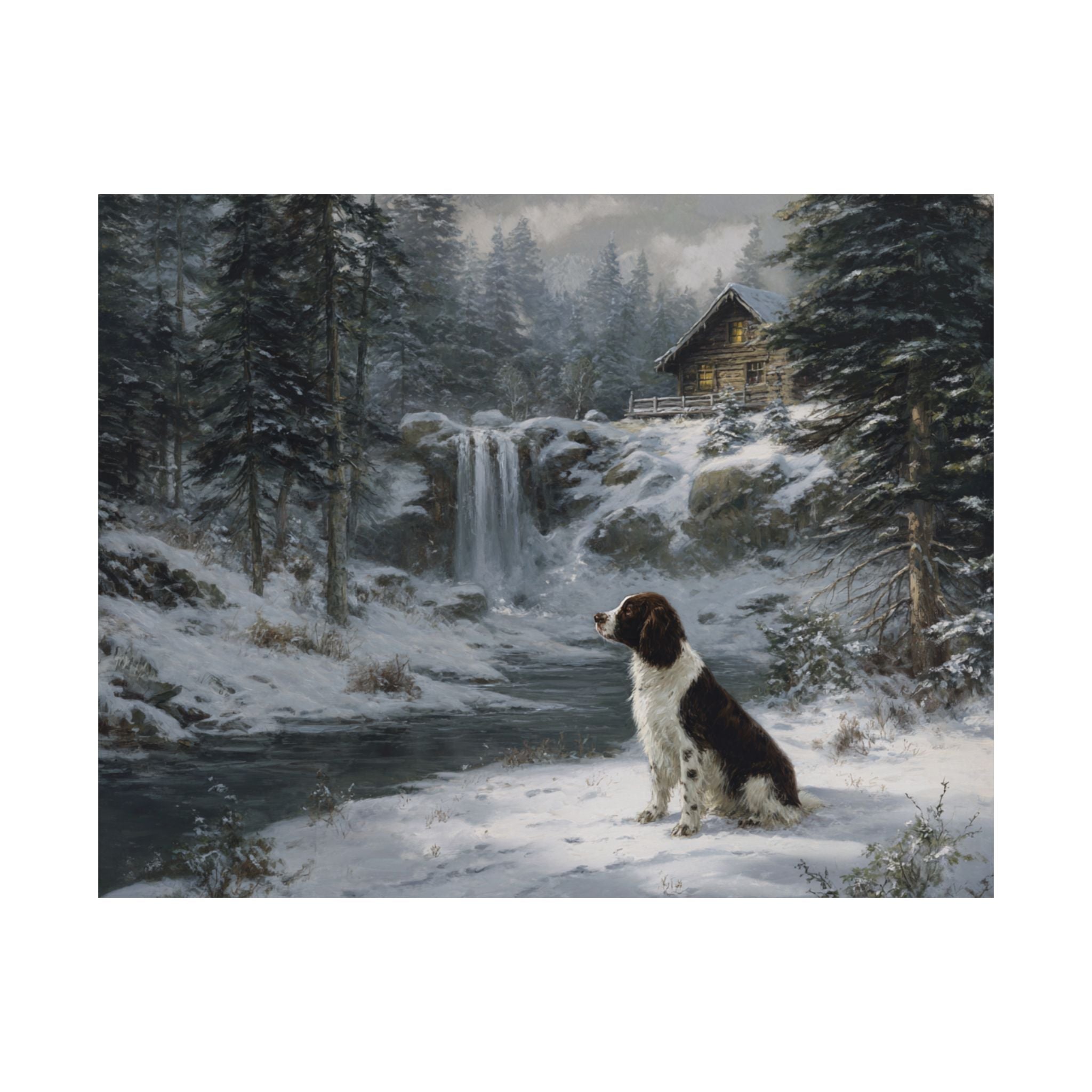 Springer Spaniel 3- Winter Whiskers Collection