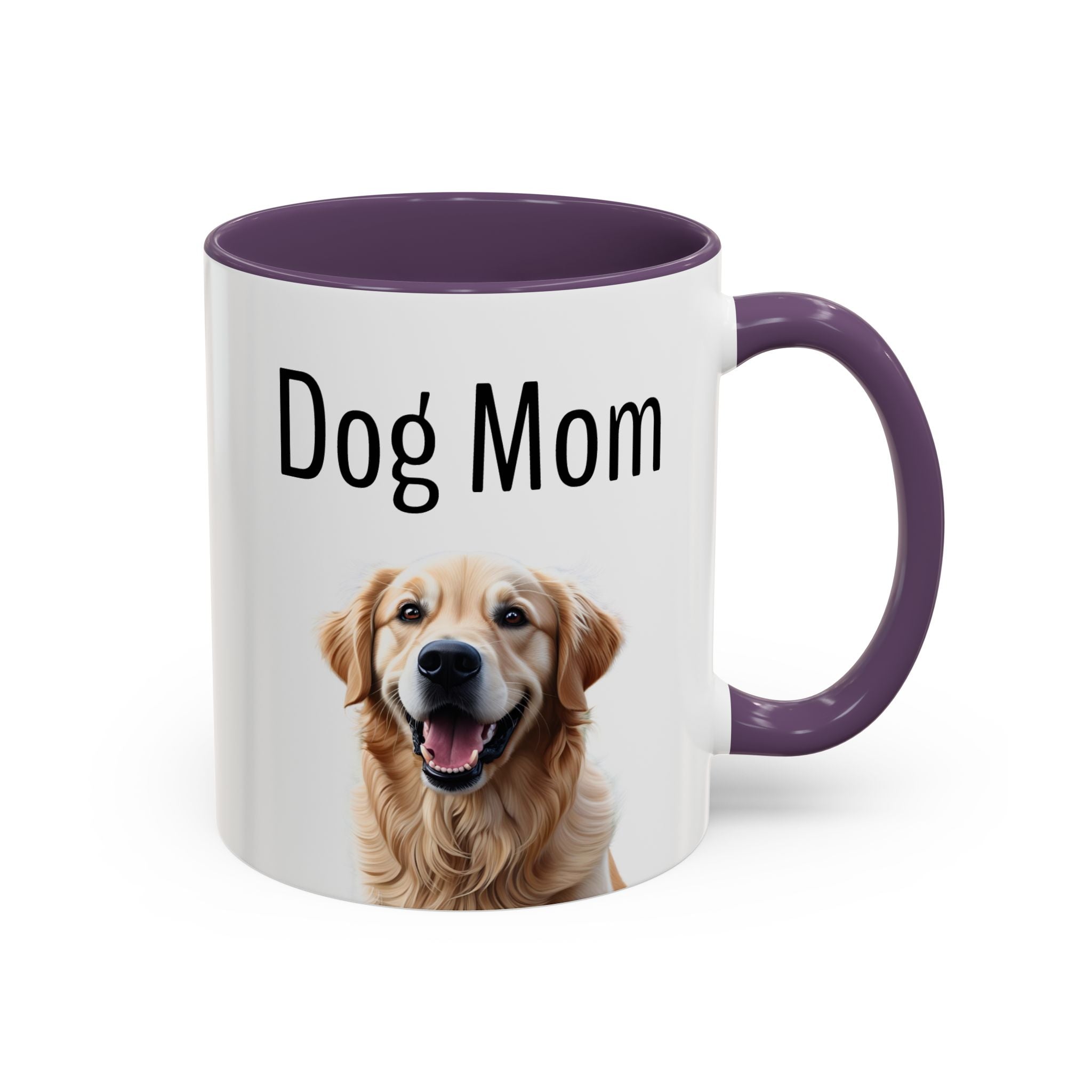 'Dog Mom' Golden Retriever Mug