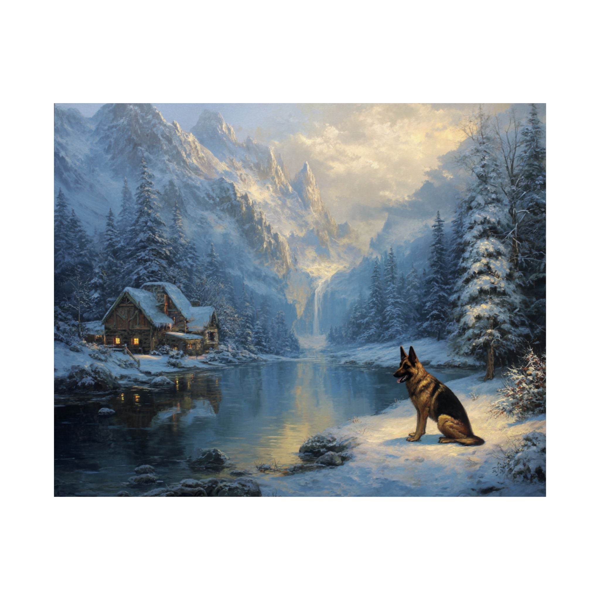 German Shepherd 3- Winter Whiskers Collection