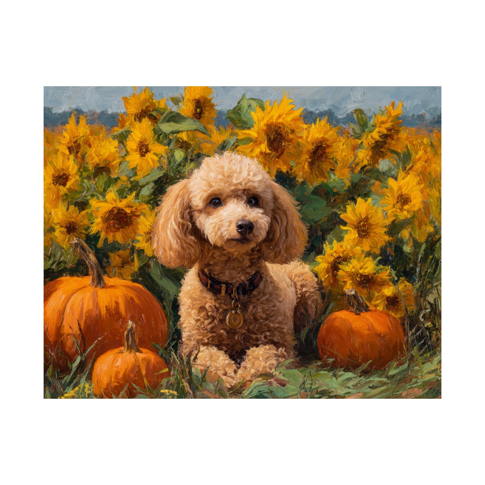 Mini Poodle 1- Sunflower Season Collection
