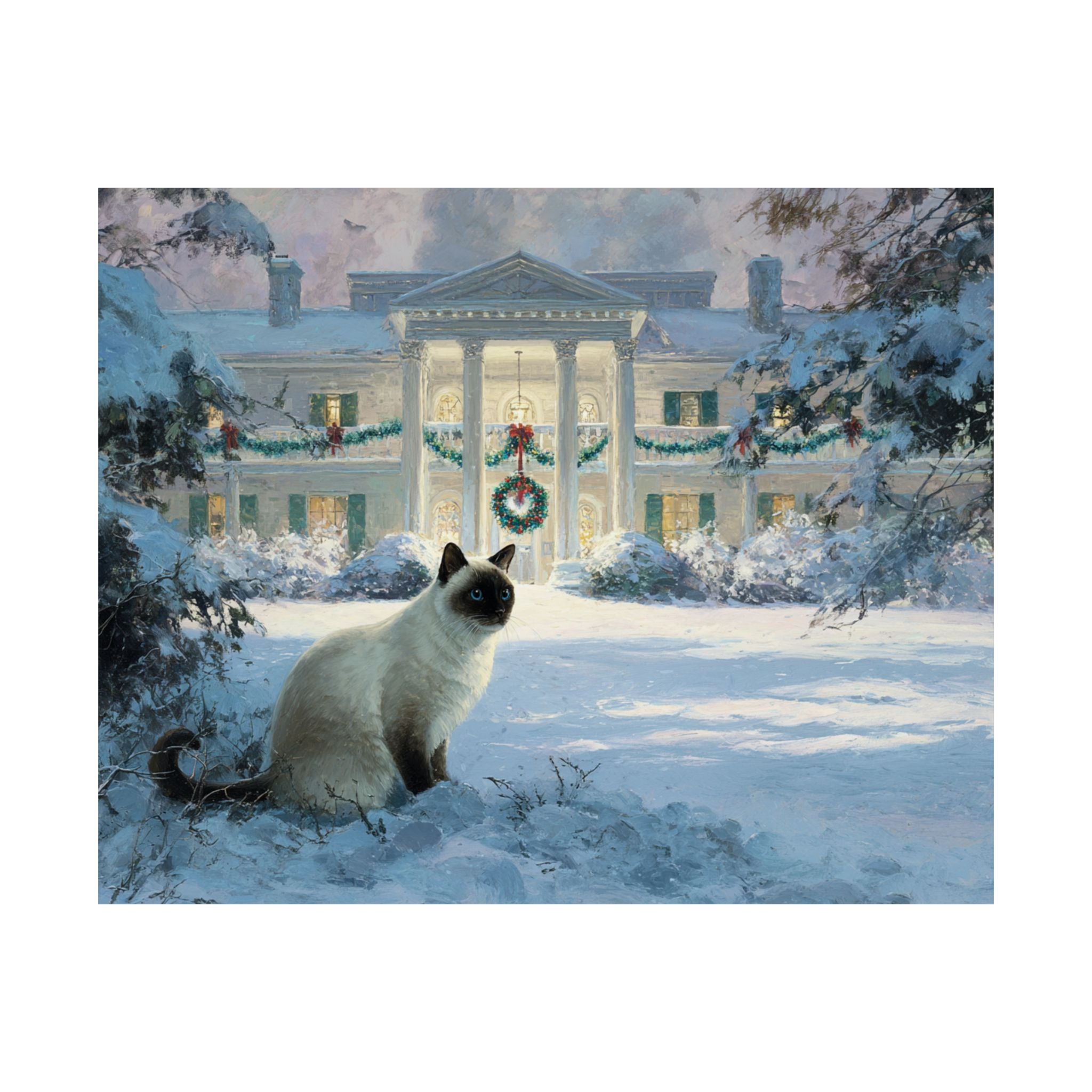 Siamese Cat 2- Home for the Holidays Collection