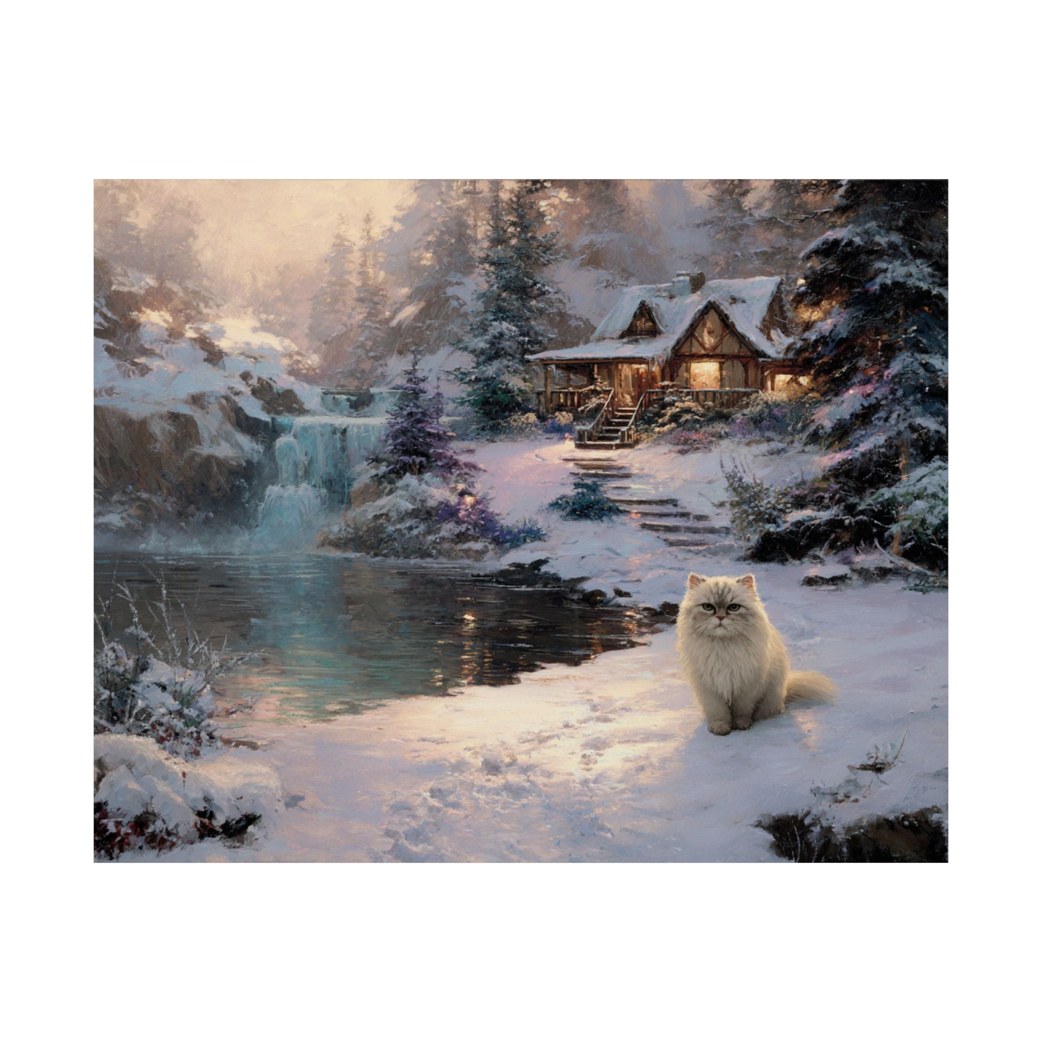 Persian Cat 3- Winter Whiskers Collection
