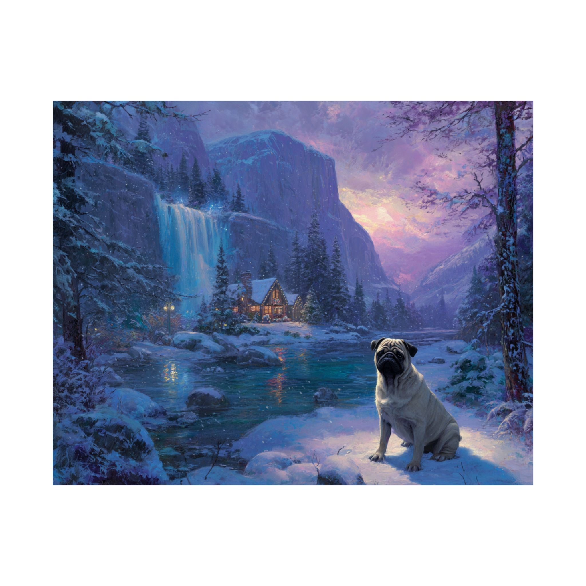 Pug 3- Winter Whiskers Collection