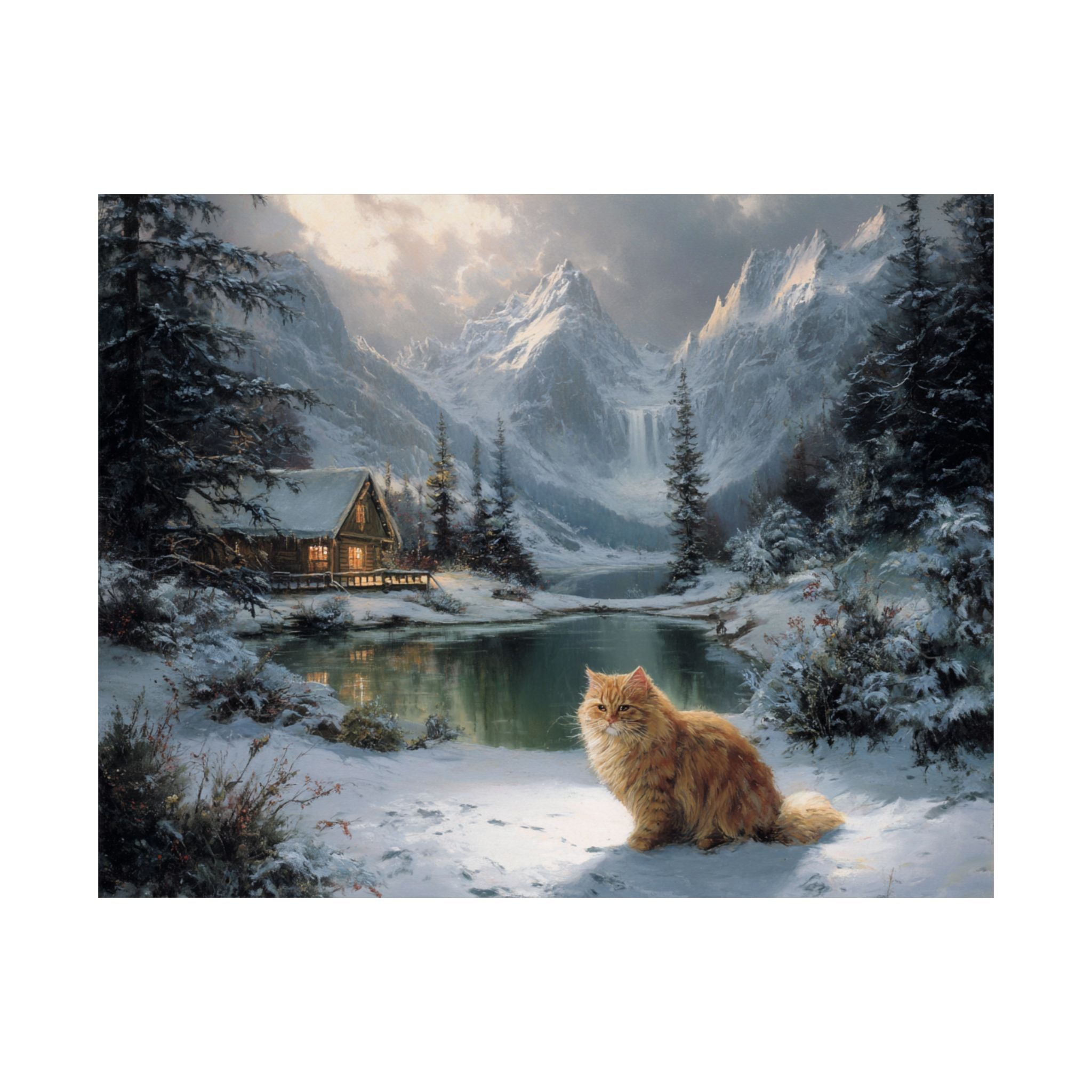 Persian Cat 1- Winter Whiskers Collection