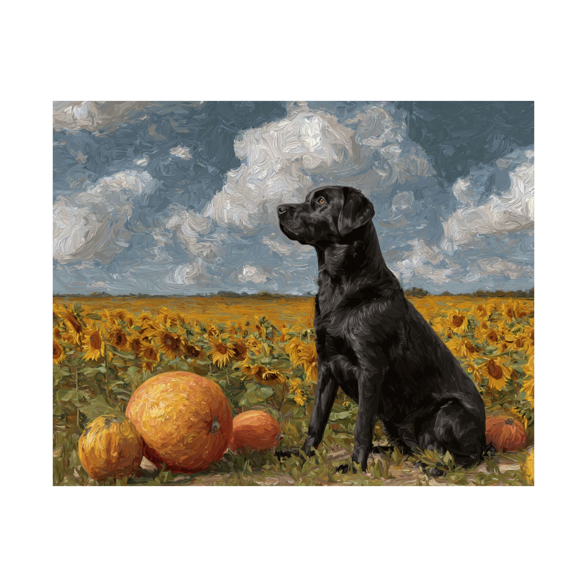 Labrador Retriever 6- Sunflower Season Collection