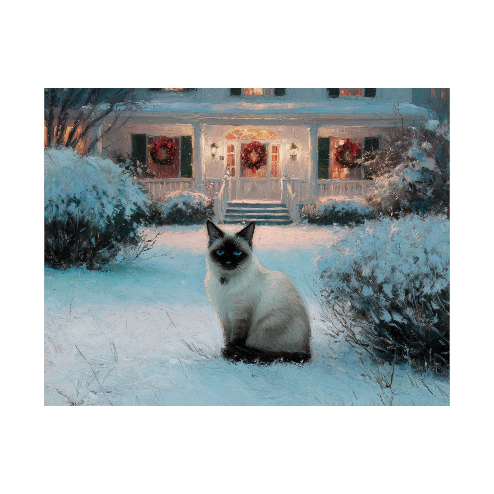 Siamese Cat 5- Home for the Holidays Collection