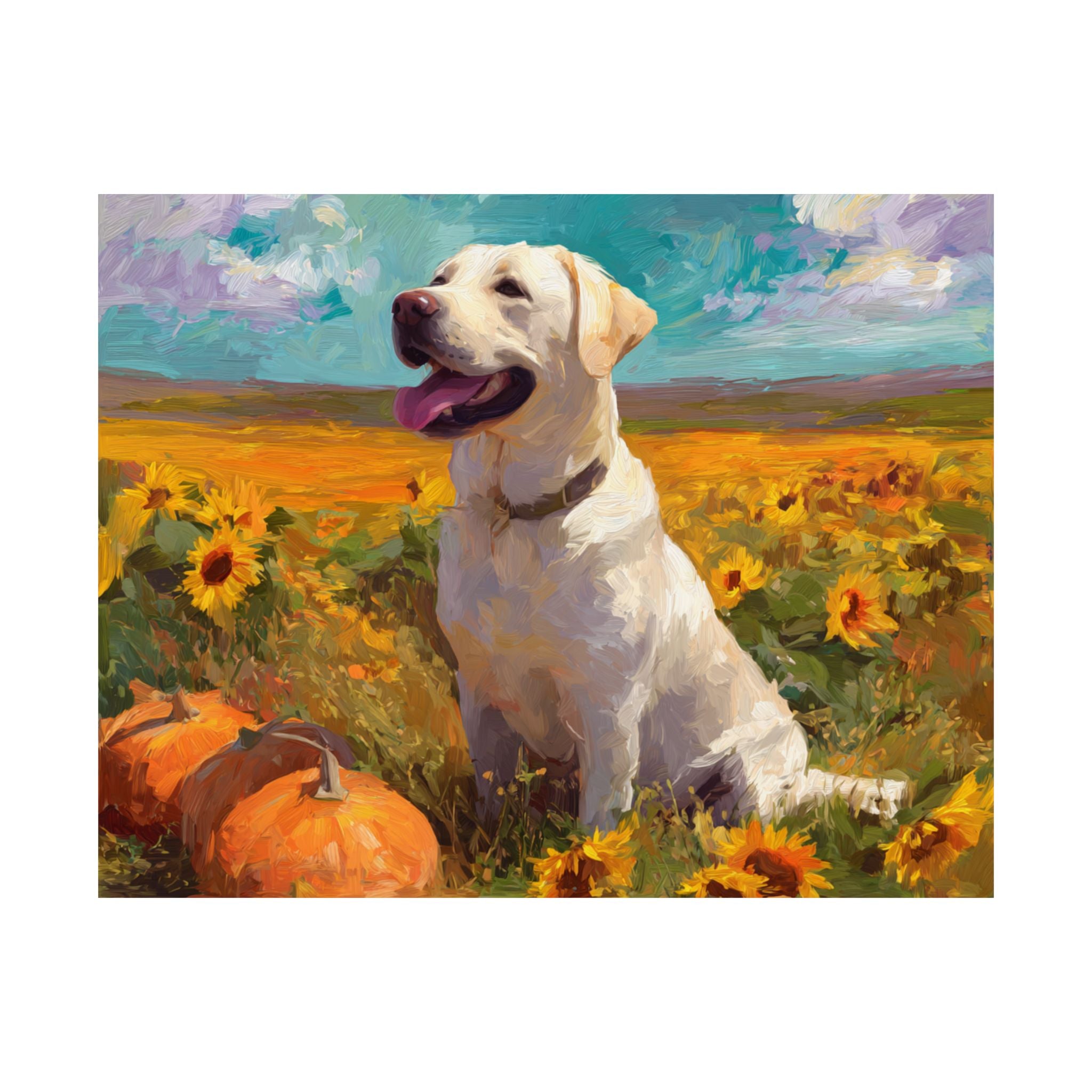Labrador Retriever 5- Sunflower Season Collection