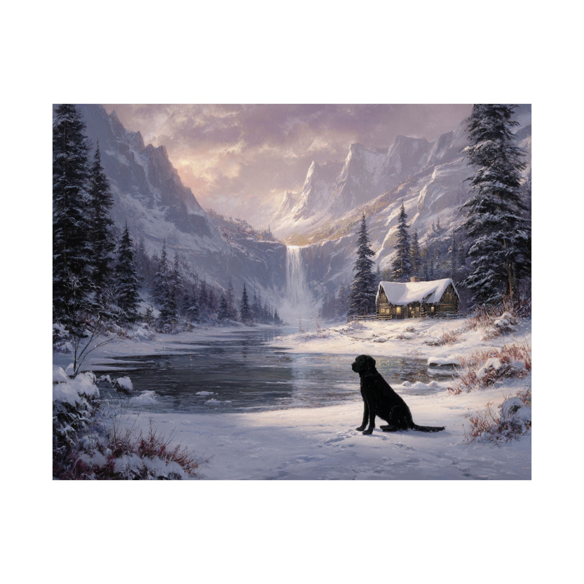 Labrador Retriever 3- Winter Whiskers Collection