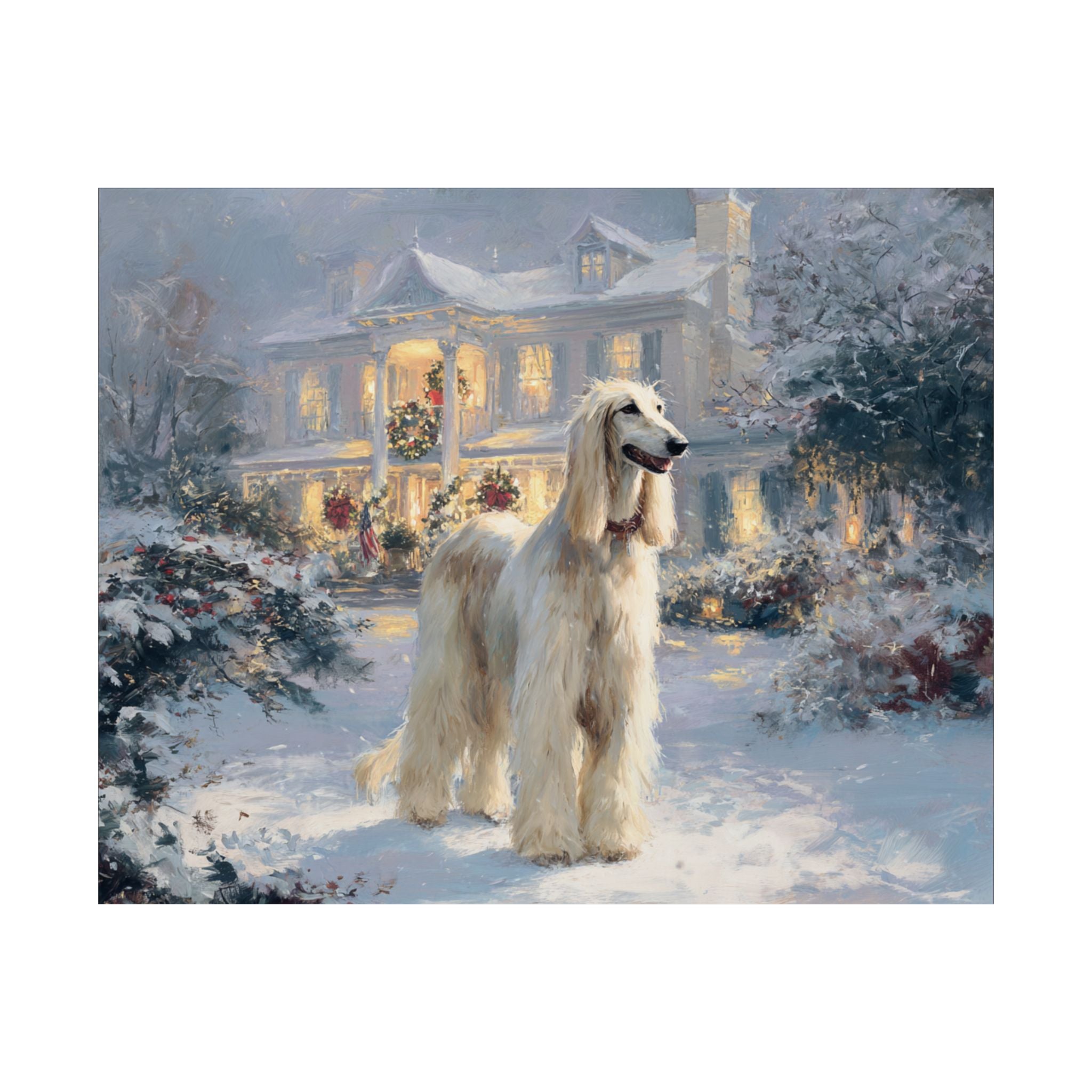 Afghan Hound 1- Home for the Holidays Collection