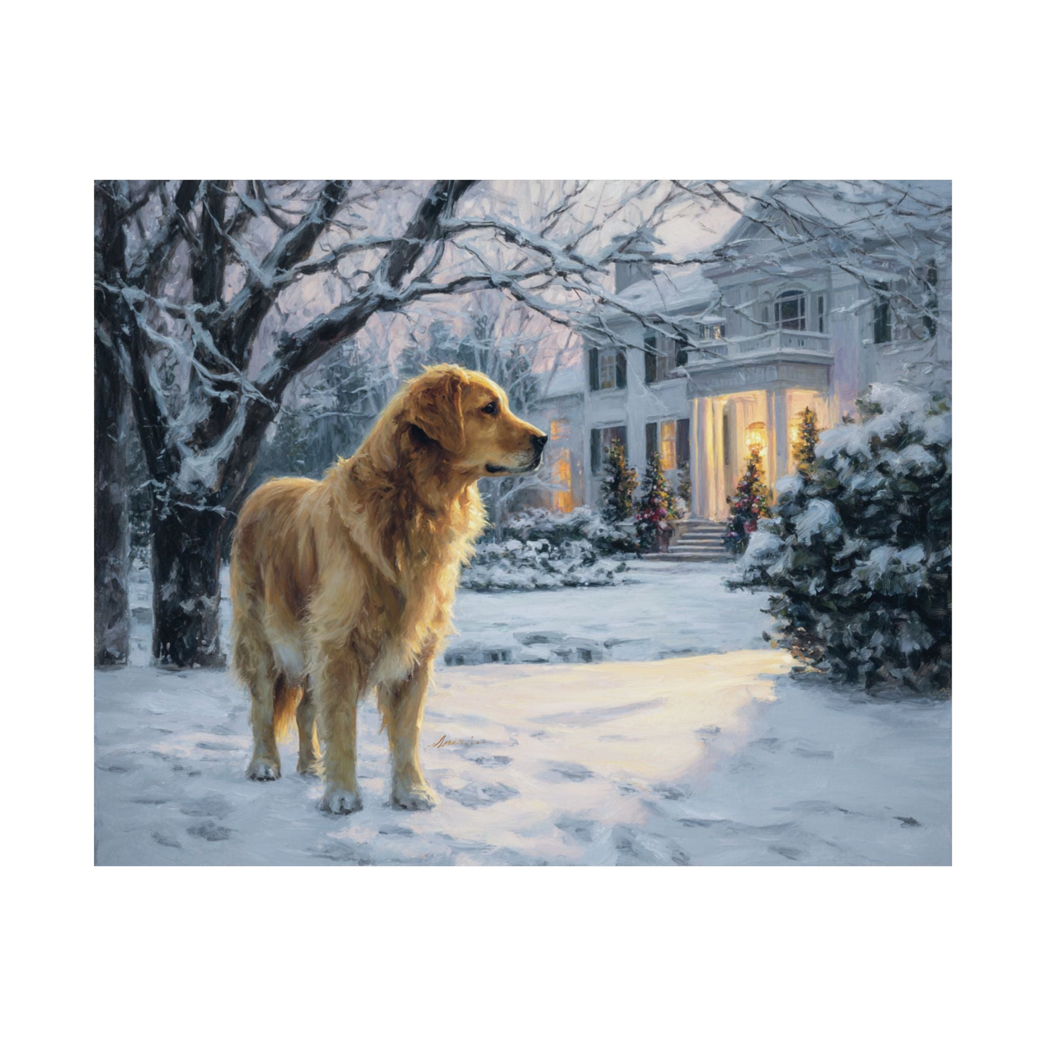 Golden Retriever 10- Home for the Holidays Collection
