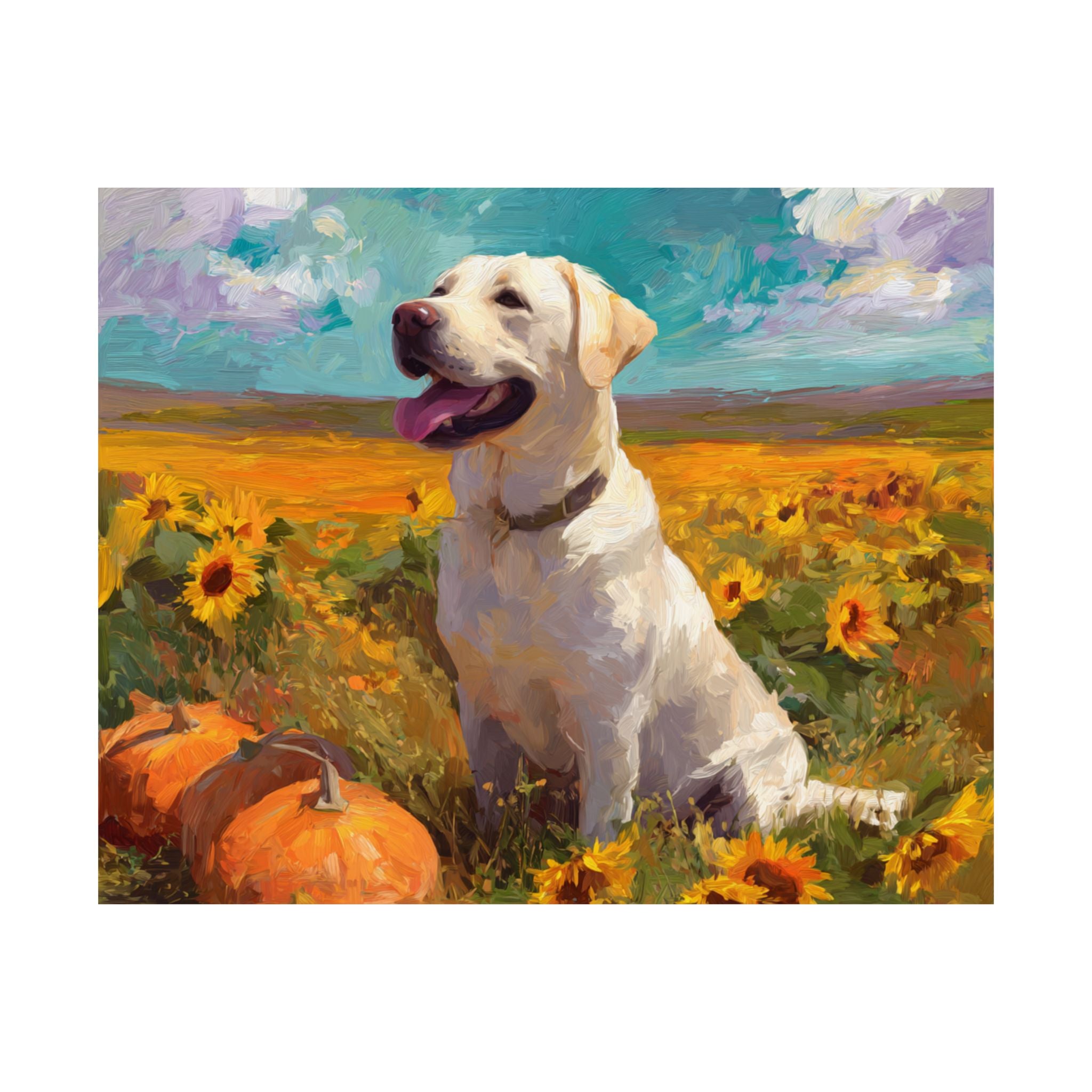 Labrador Retriever 5- Sunflower Season Collection
