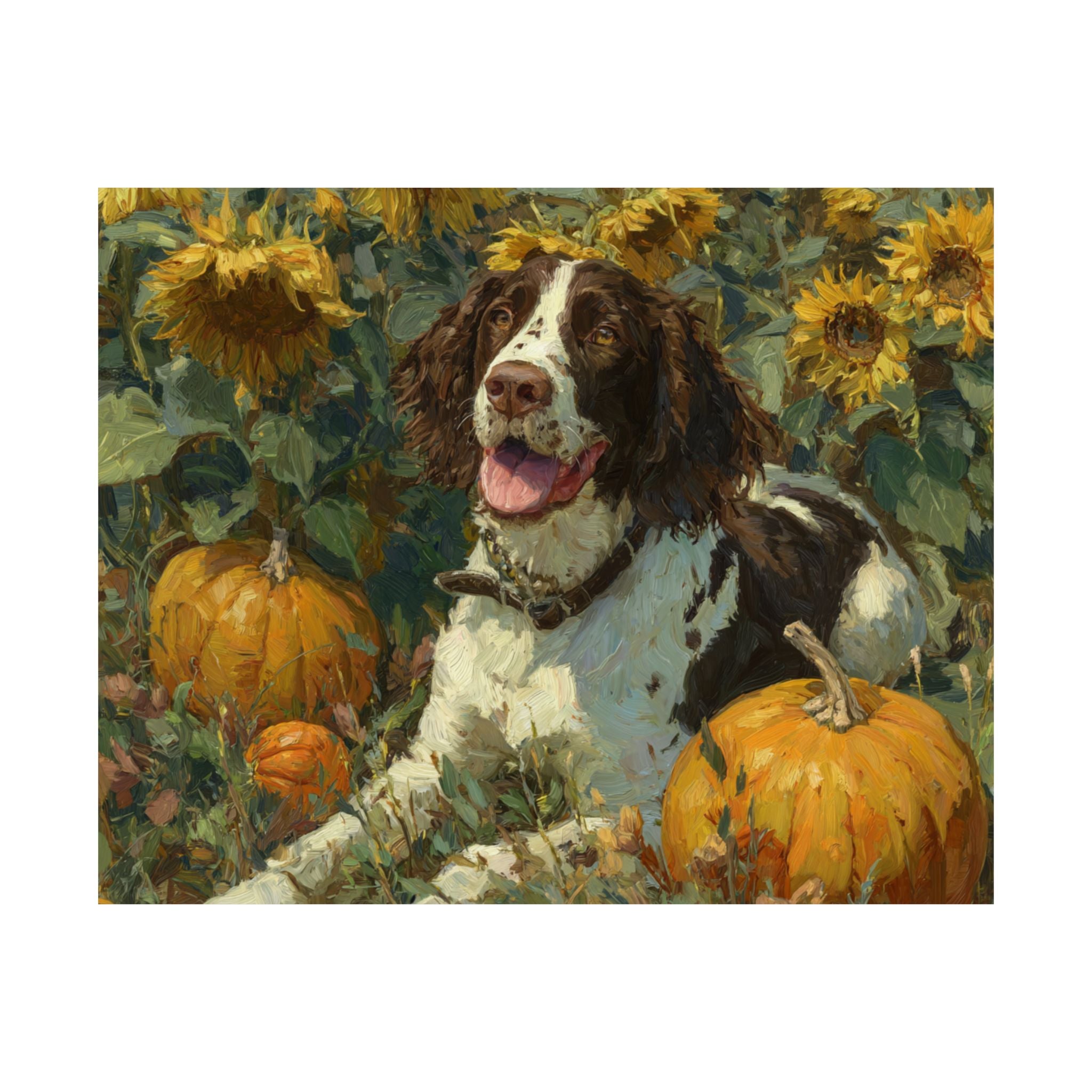 Springer Spaniel 6- Sunflower Season Collection