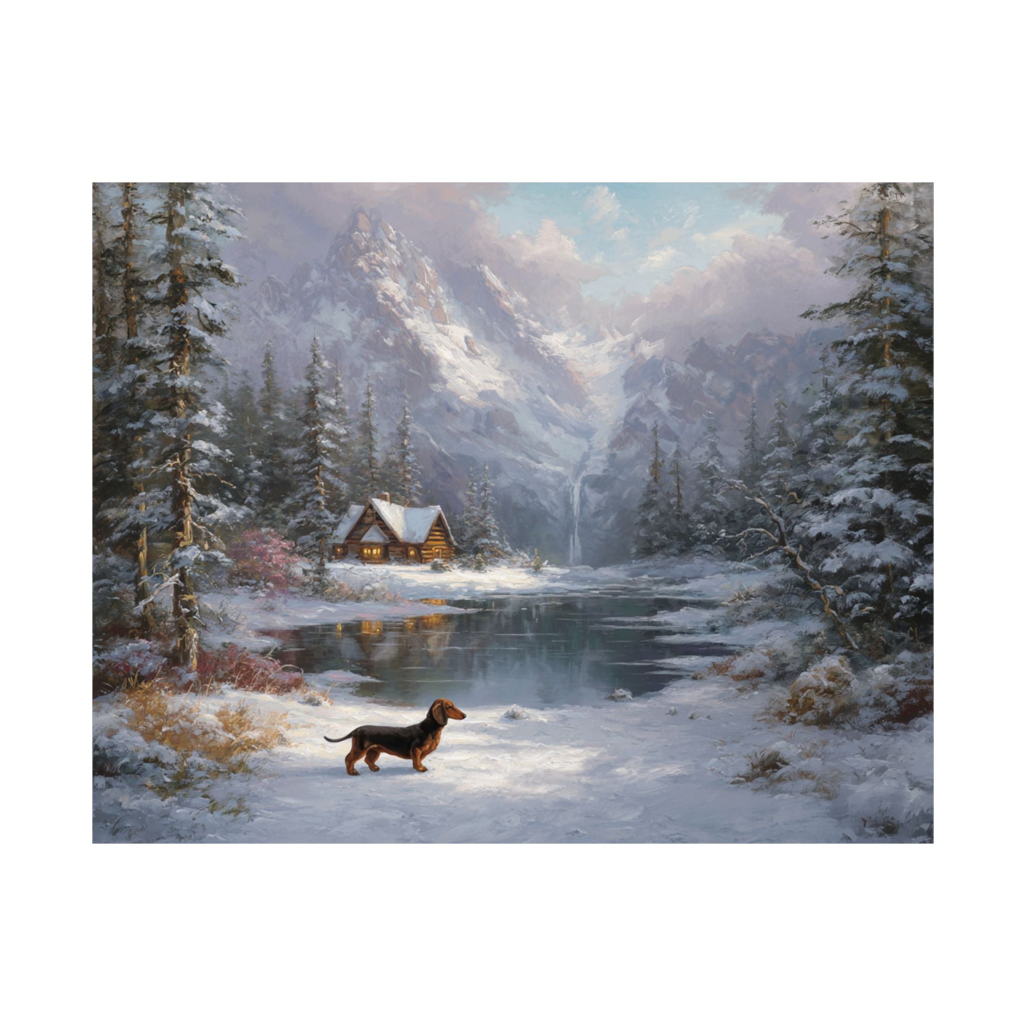 Dachshund 7- Winter Whiskers Collection