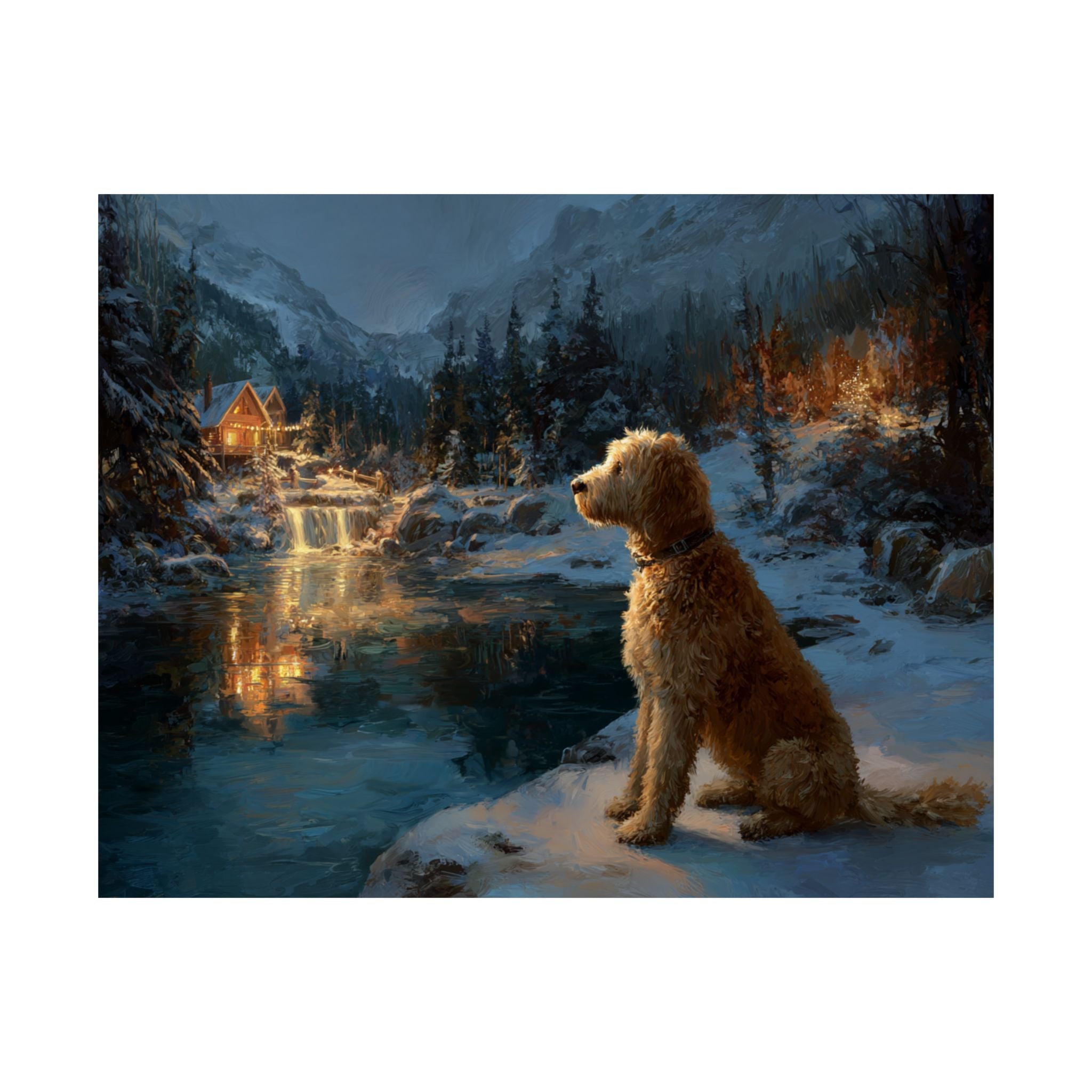 Golden Doodle 1- Winter Whiskers Collection