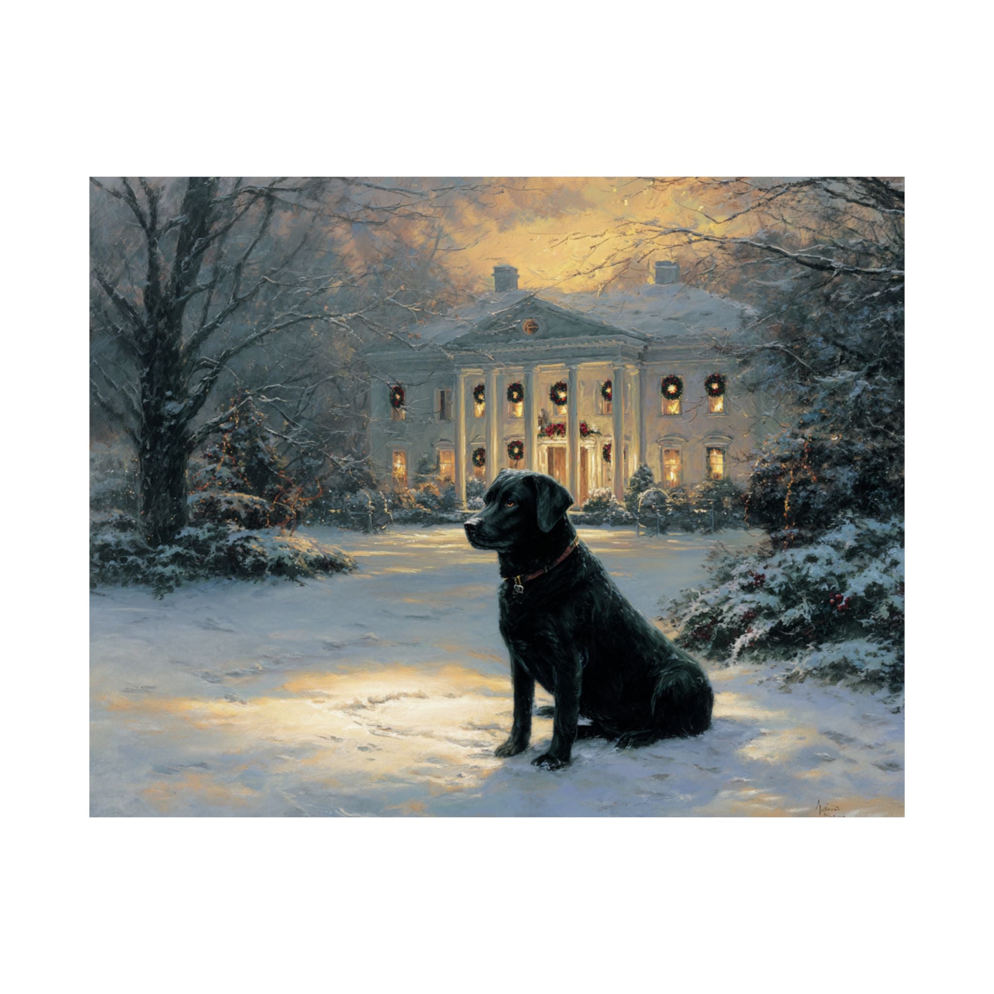 Labrador Retriever 3- Home for the Holidays Collection