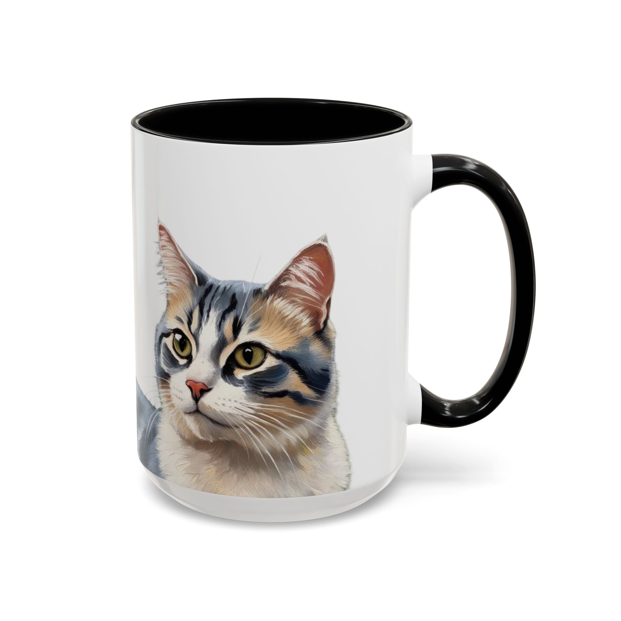 Calico Cat Accent Mug