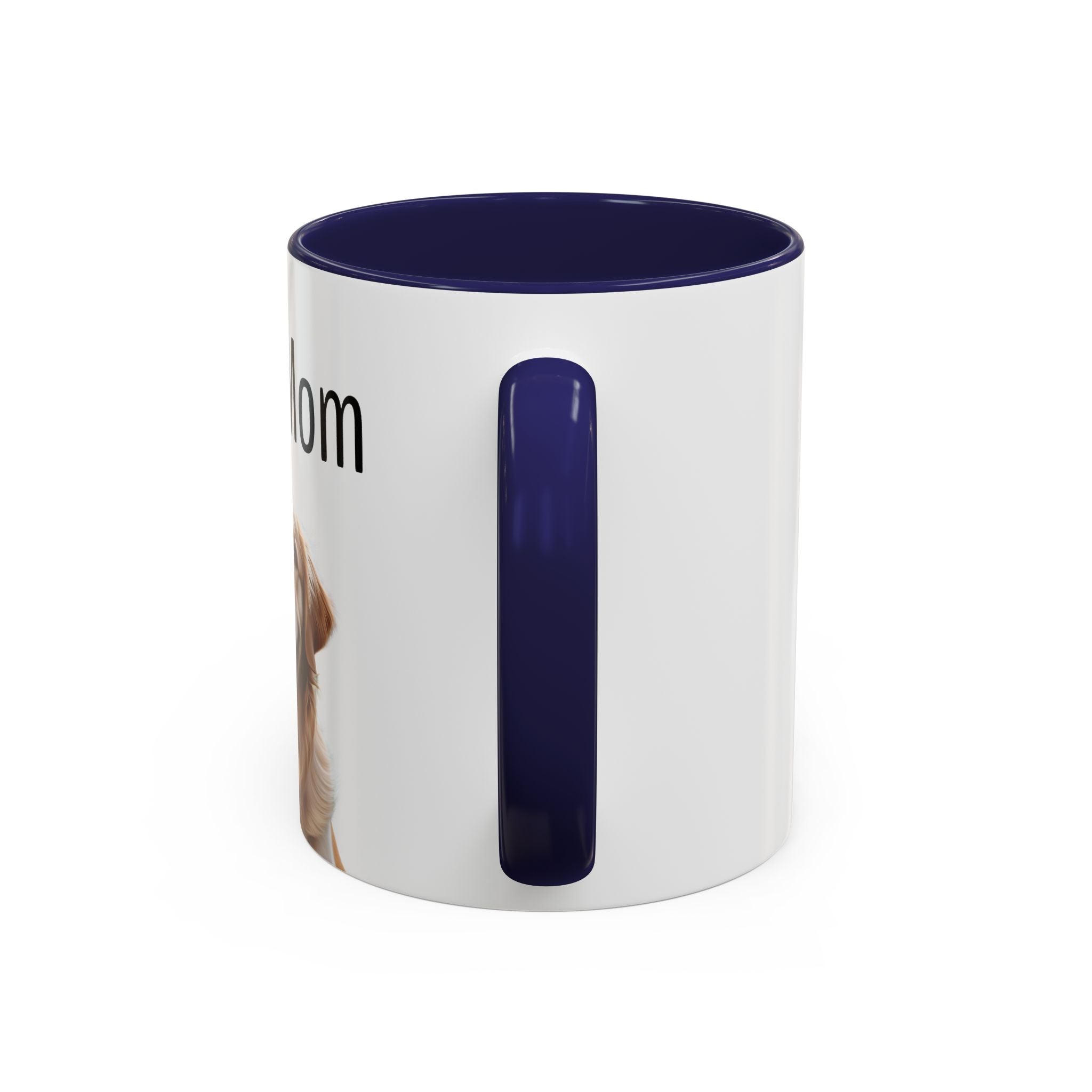 'Dog Mom' Golden Retriever Mug