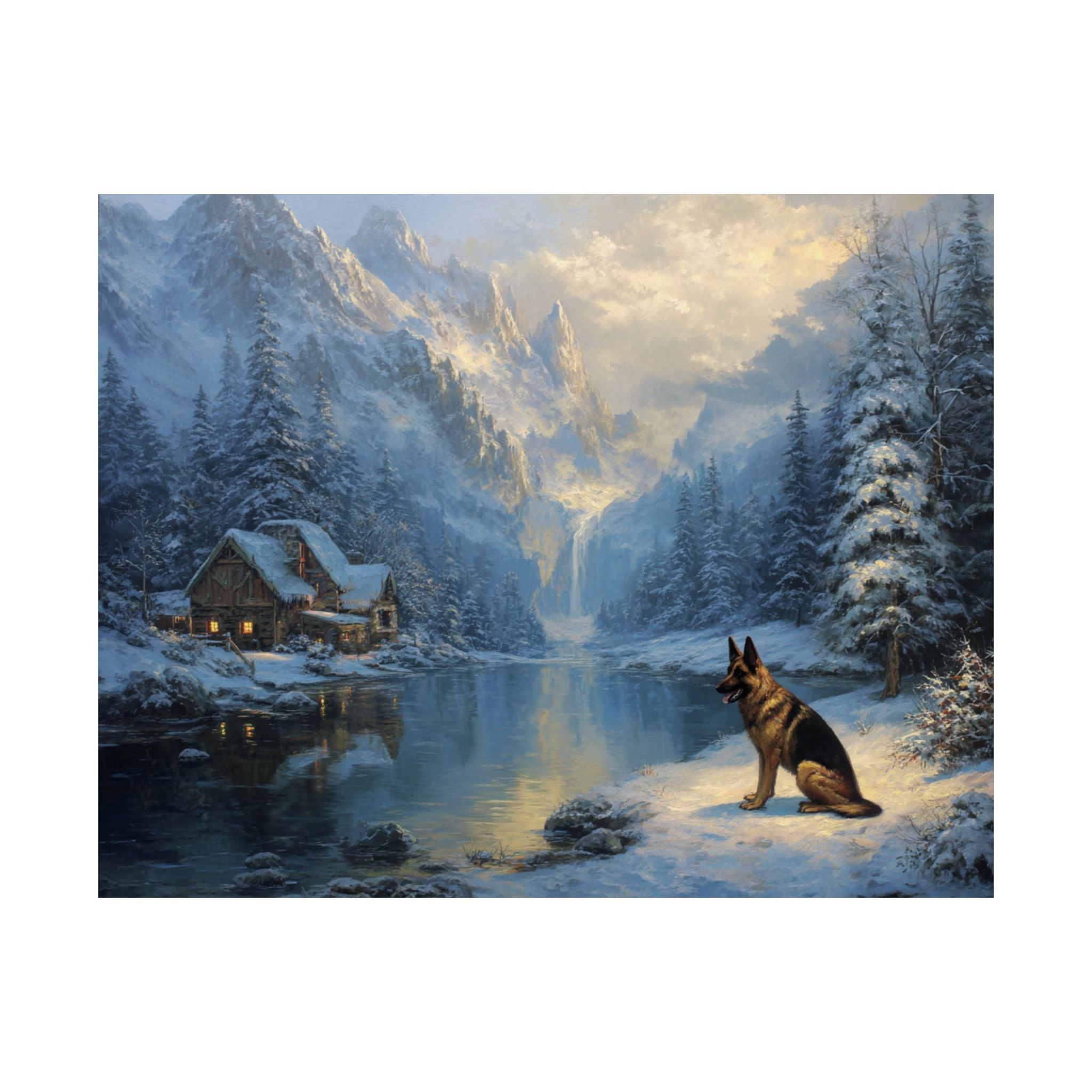 German Shepherd 3- Winter Whiskers Collection
