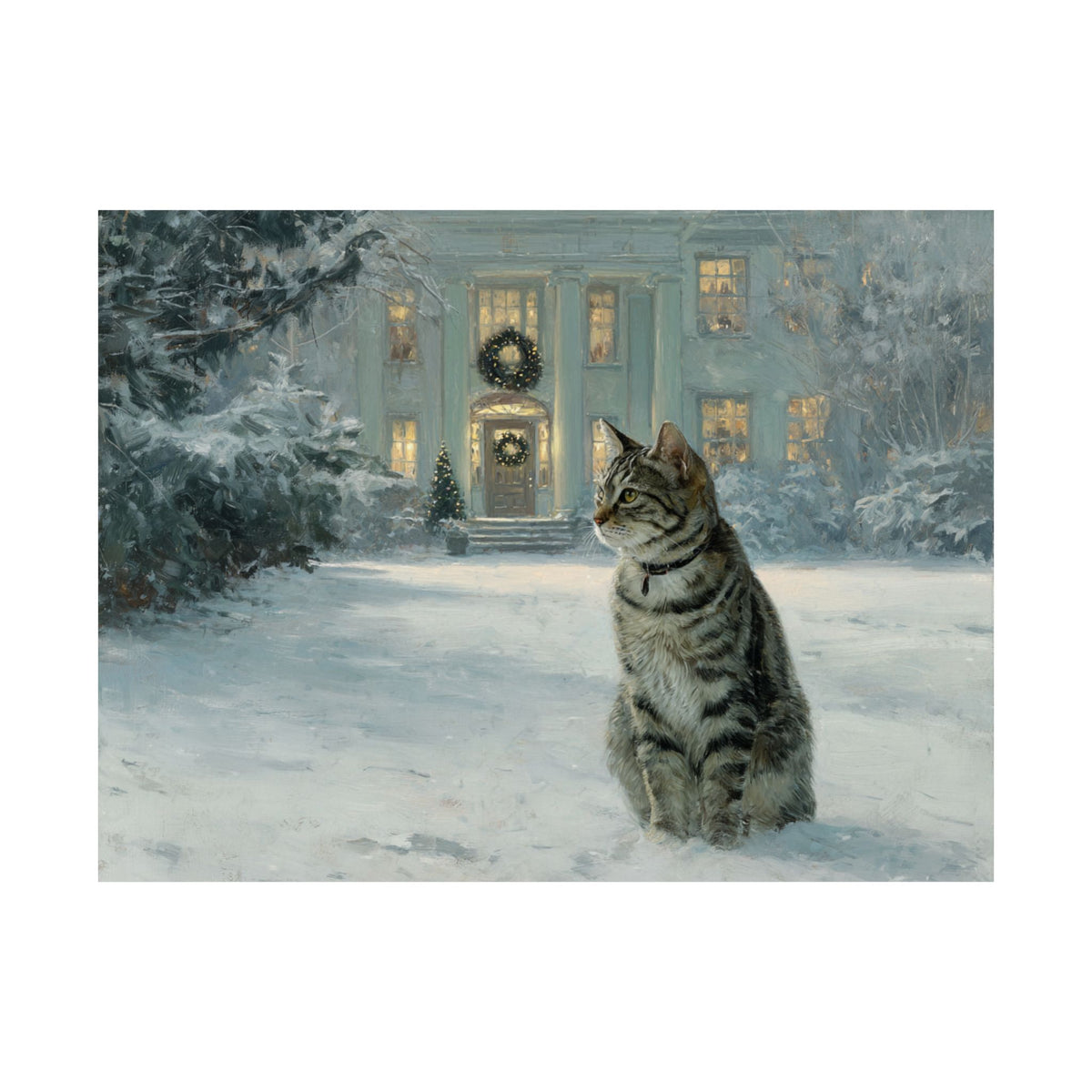 Tabby Cat 3- Home for the Holidays Collection
