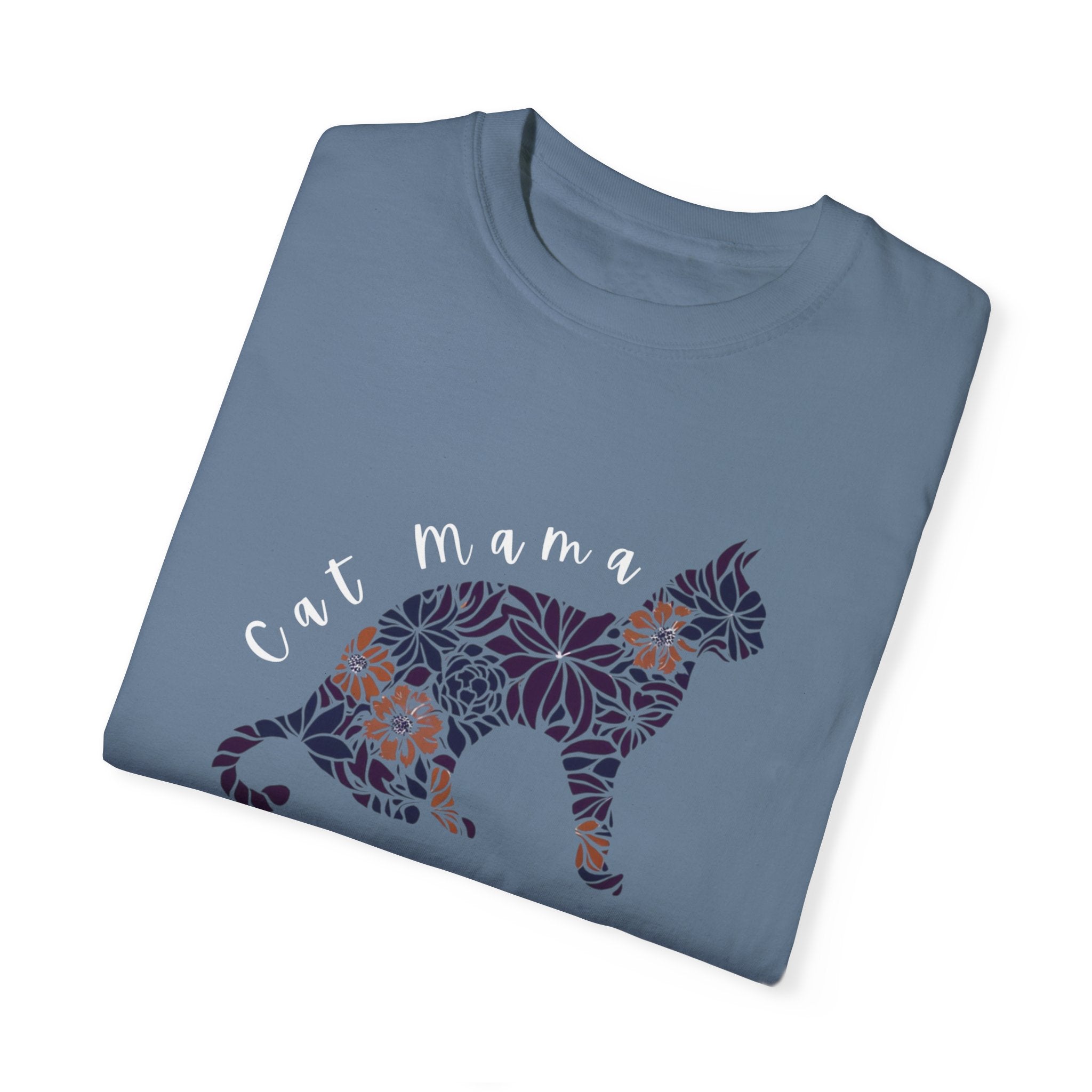 Floral Cat Mama T-Shirt