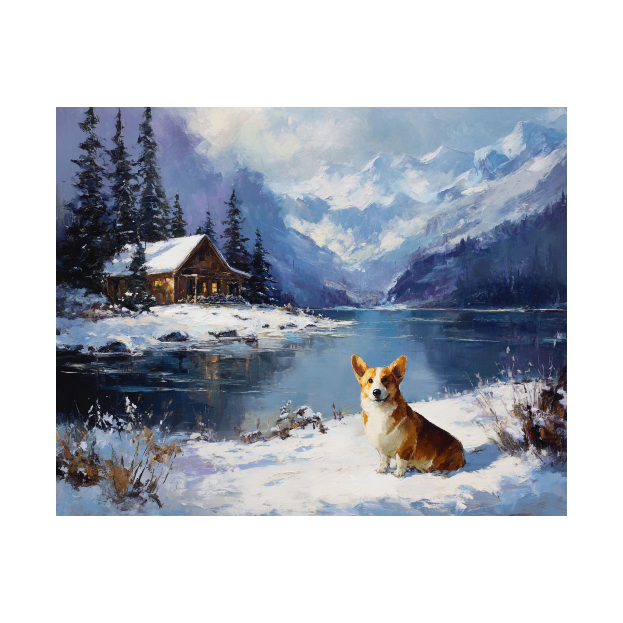 Welsh Corgi 9- Winter Whiskers Collection