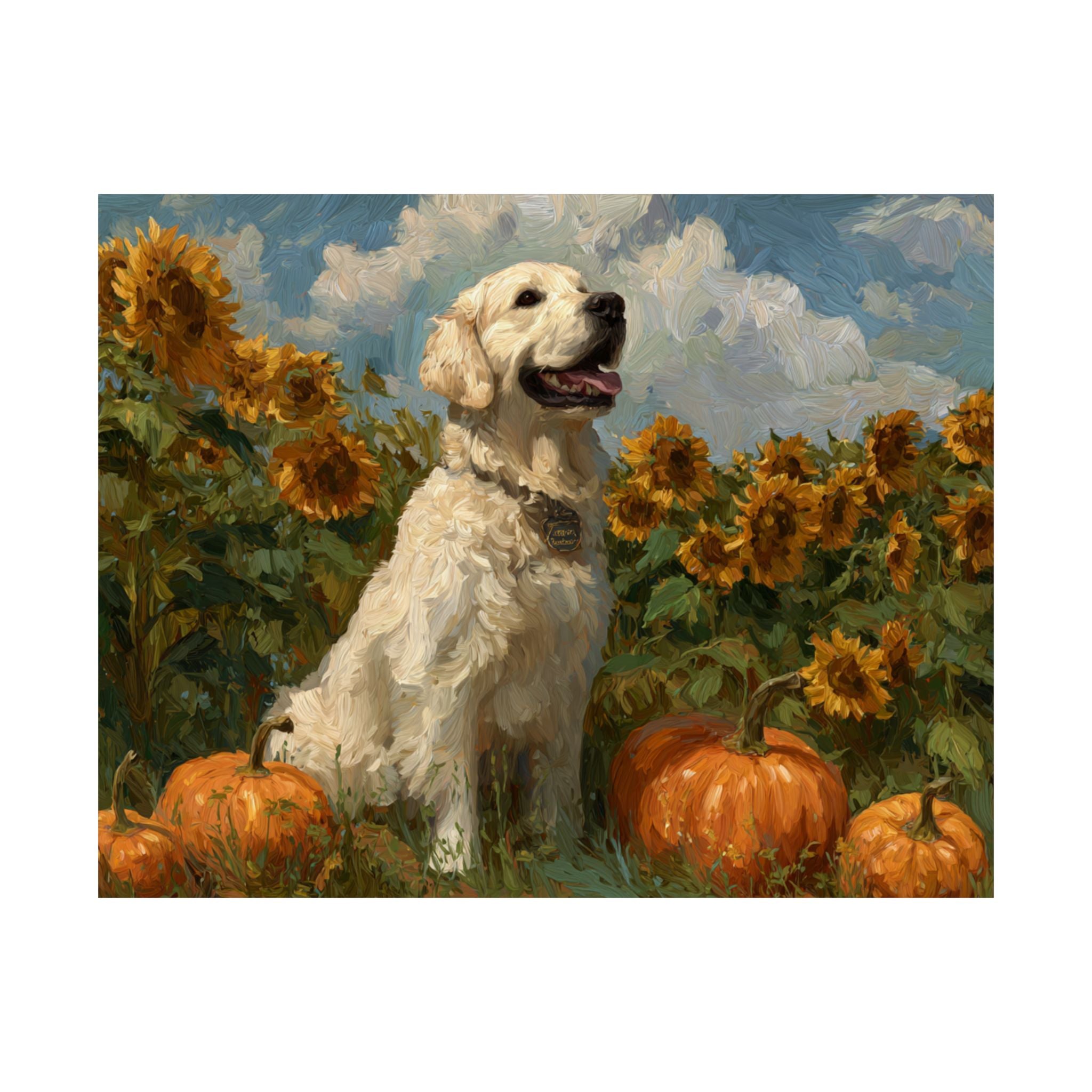Golden Retriever 2- Sunflower Season Collection
