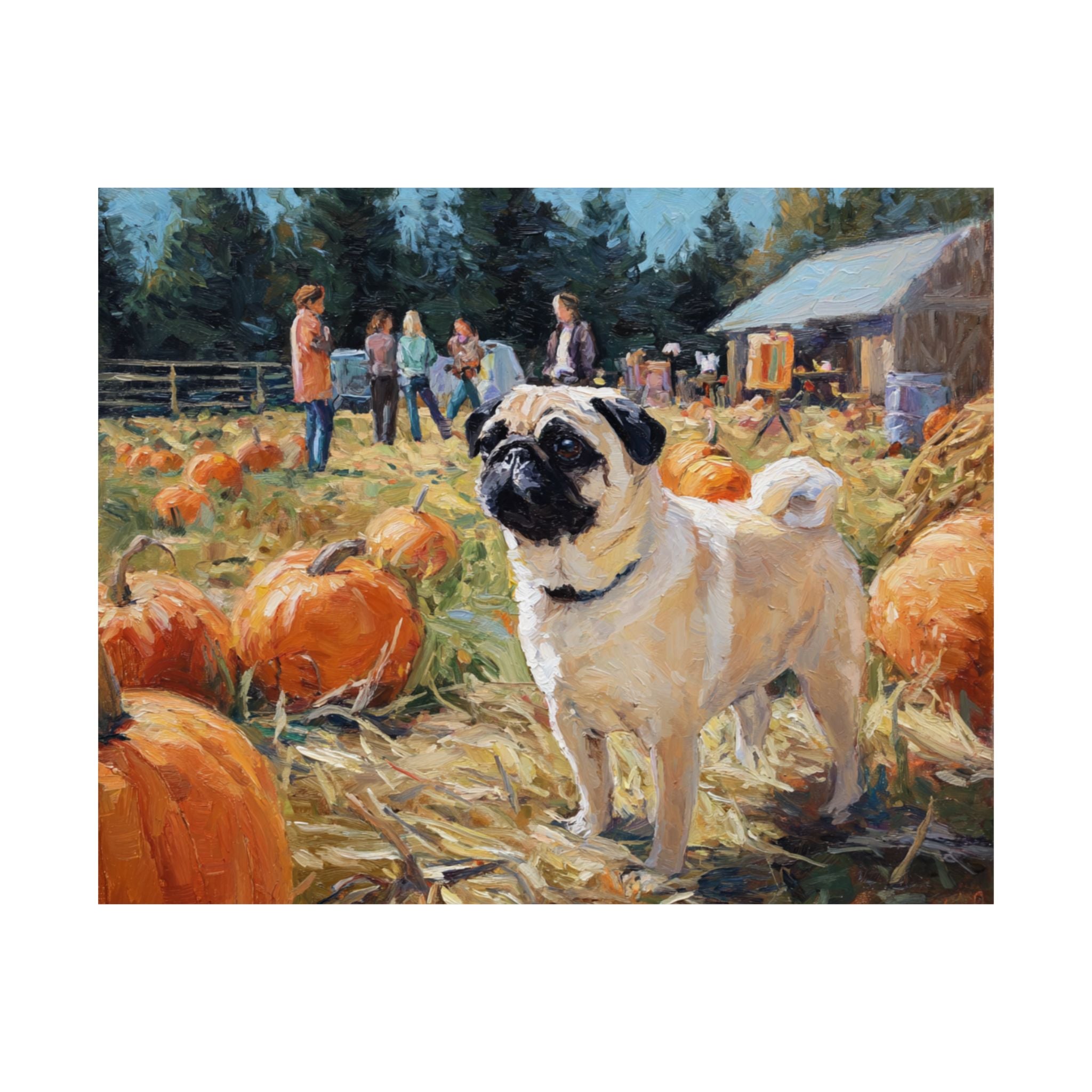 Pug 4- Pumpkin Patch Collection