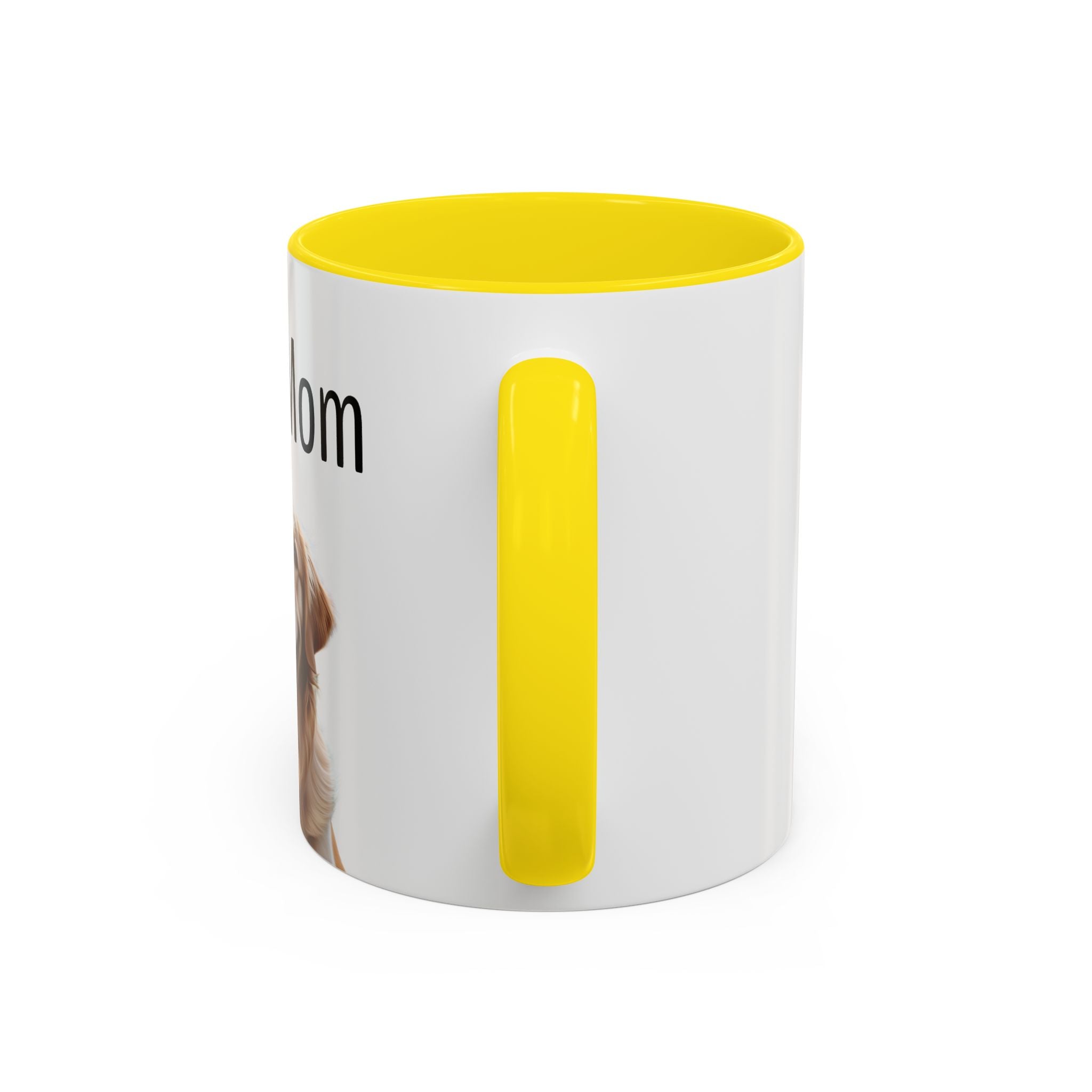 'Dog Mom' Golden Retriever Mug