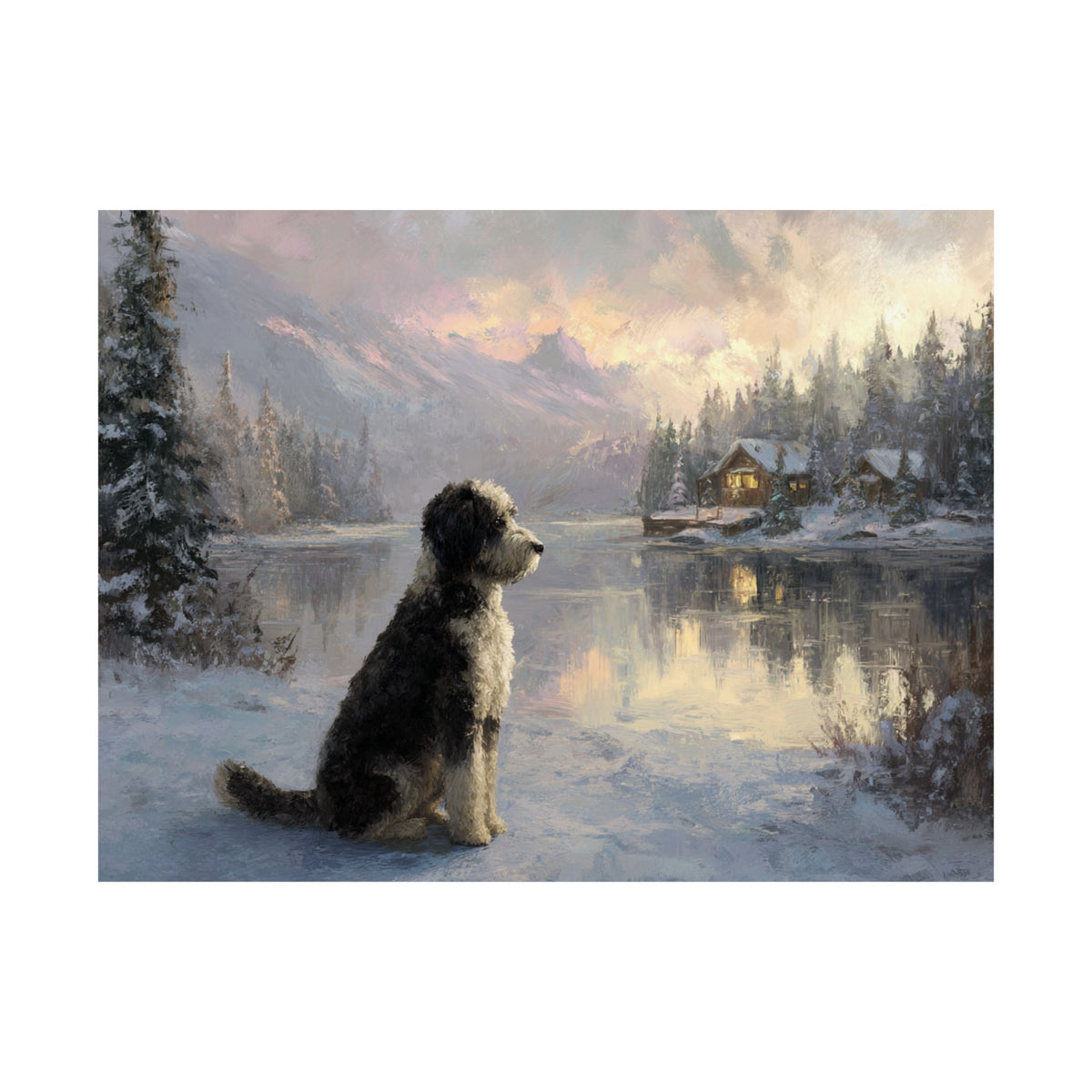 Aussiedoodle 2- Winter Whiskers Collection
