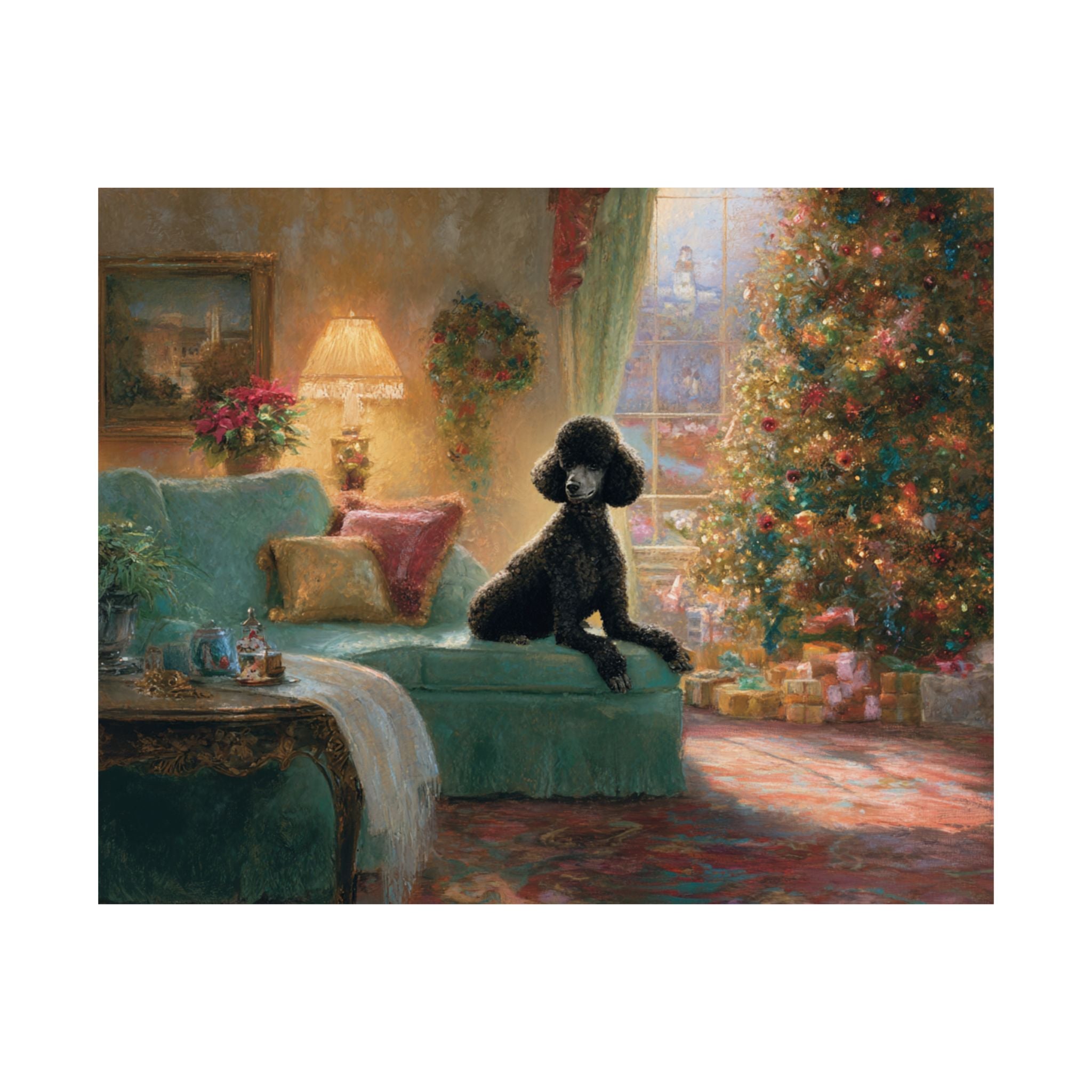 Poodle 1- Cozy Christmas Collection