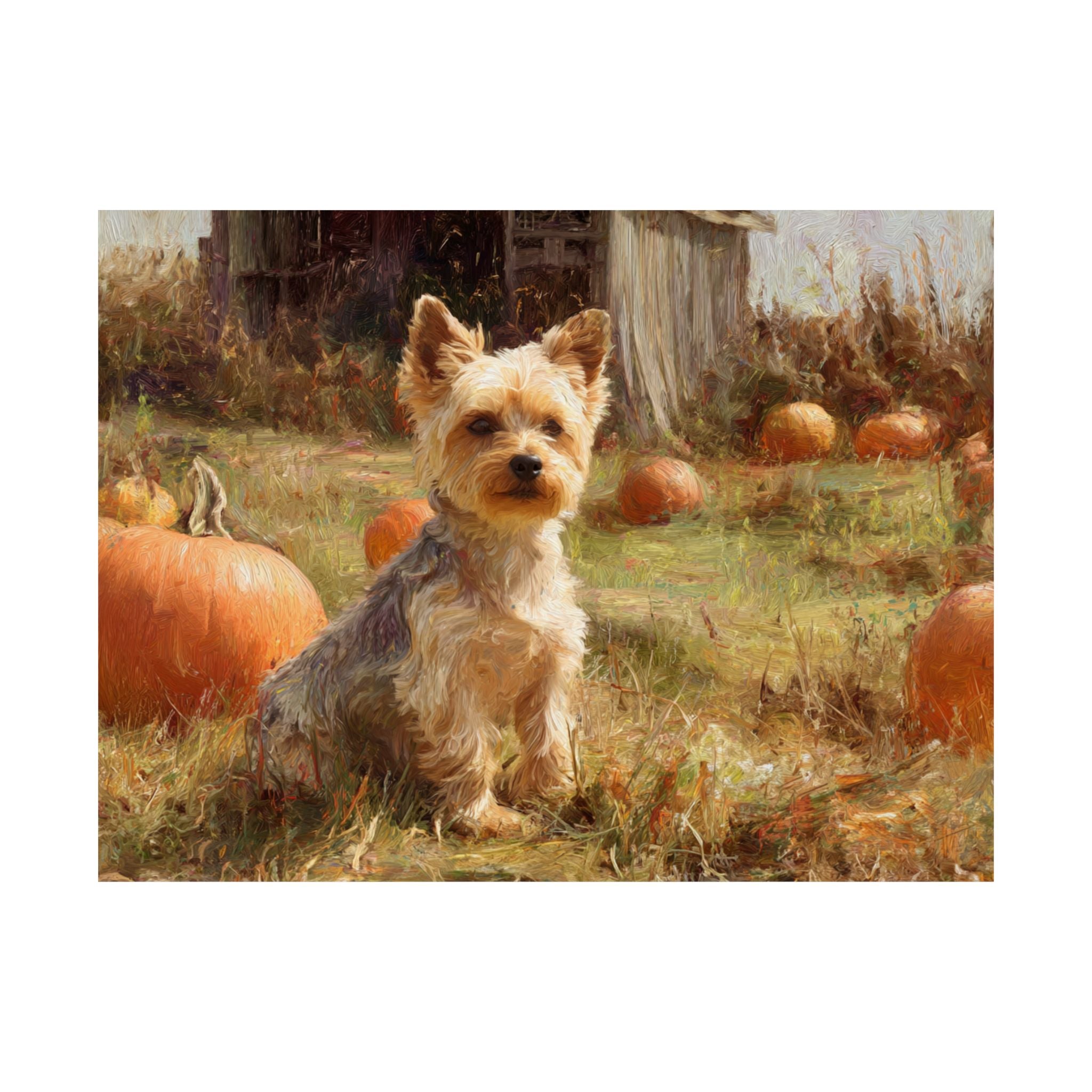 Yorkshire Terrier 2- Pumpkin Patch Collection