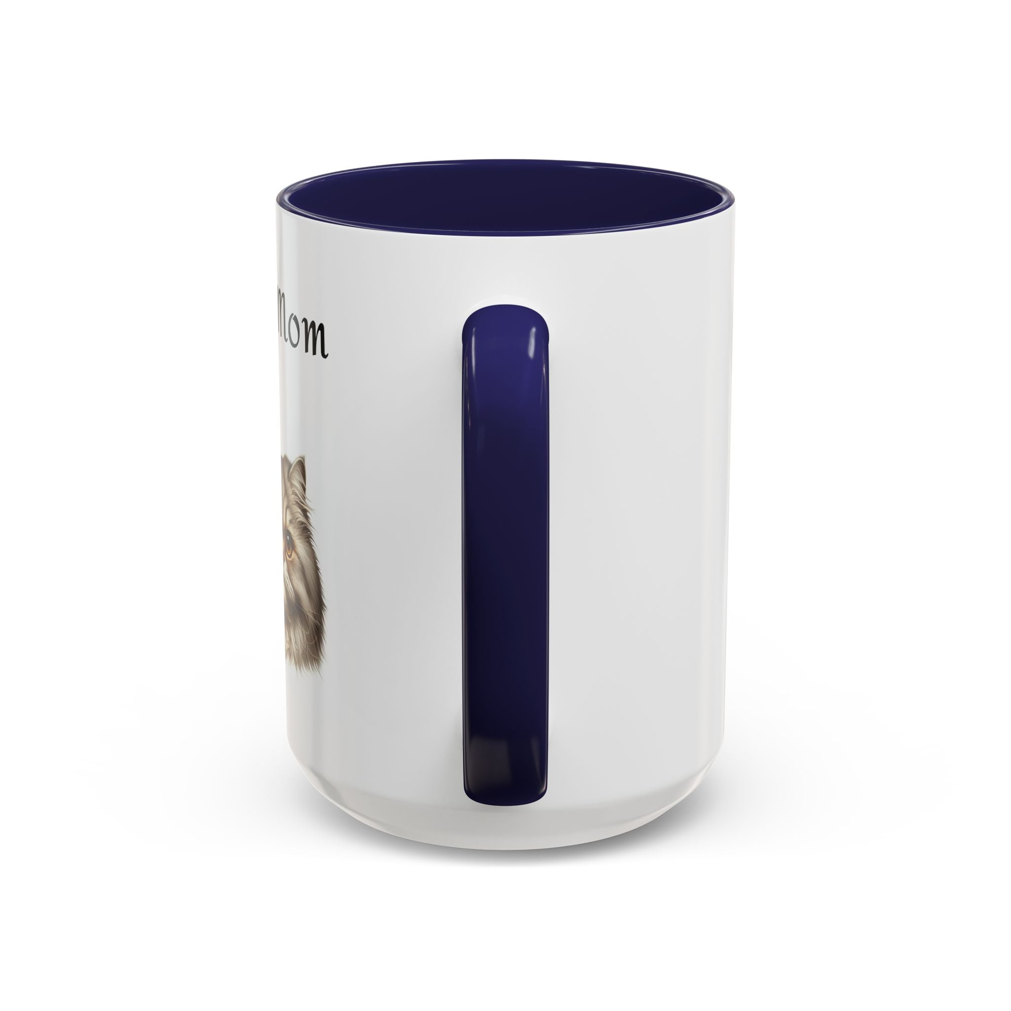 Cat Mom Accent Mug
