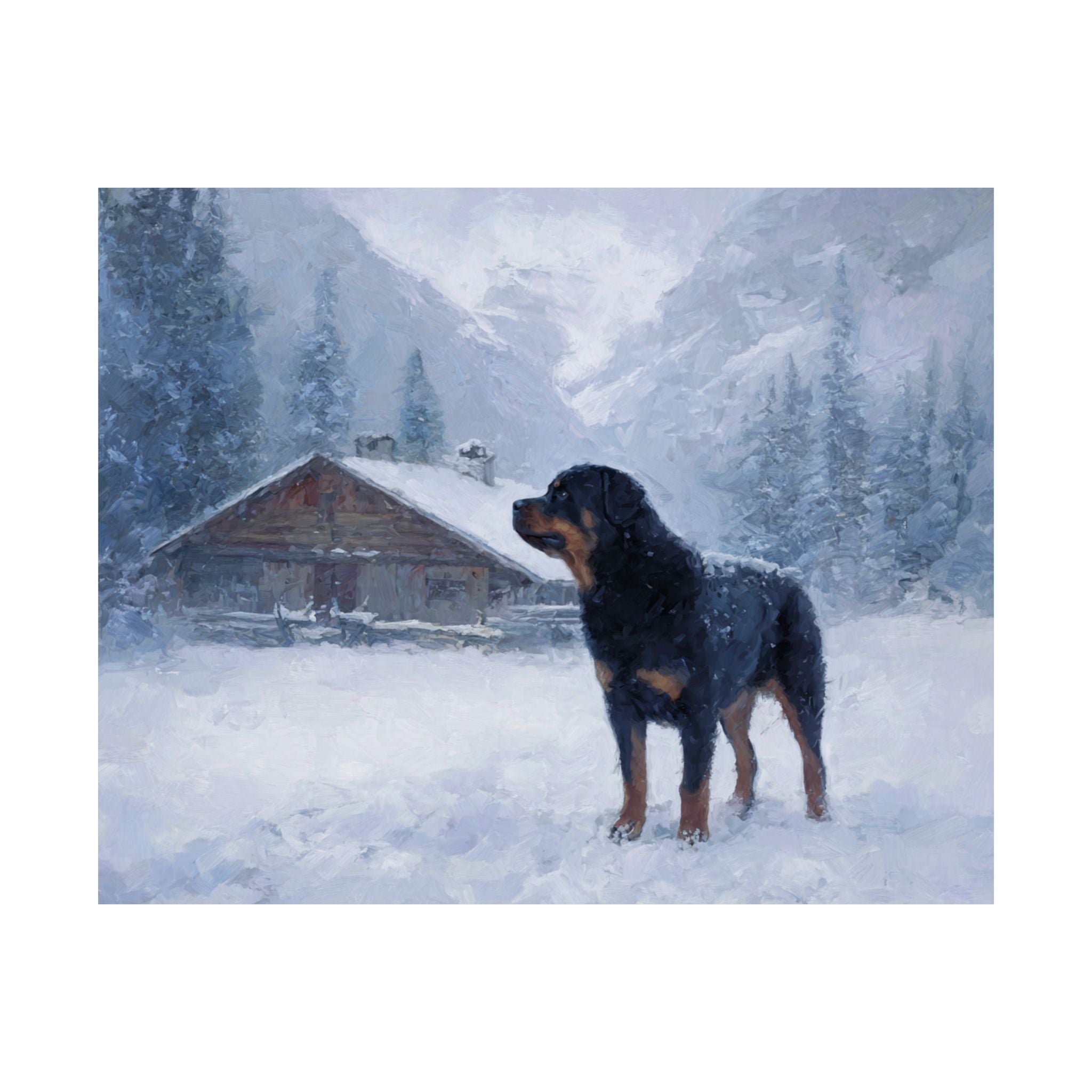 Rottweiler 8- Winter Whiskers Collection