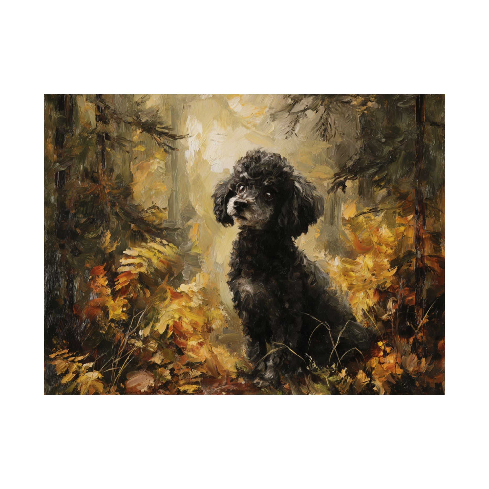 Miniature Poodle 1- Howl-oween Collection