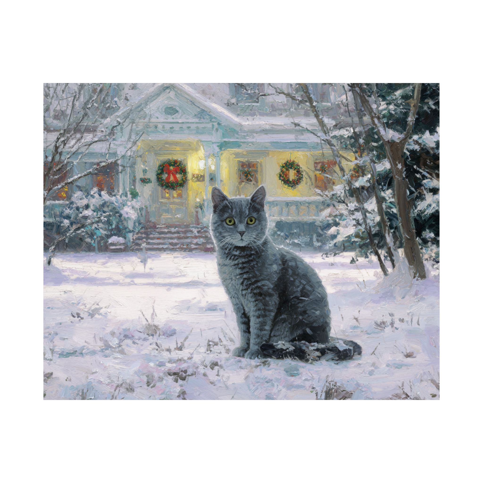 British Short Hair Cat 4- Home for the Holidays Collection
