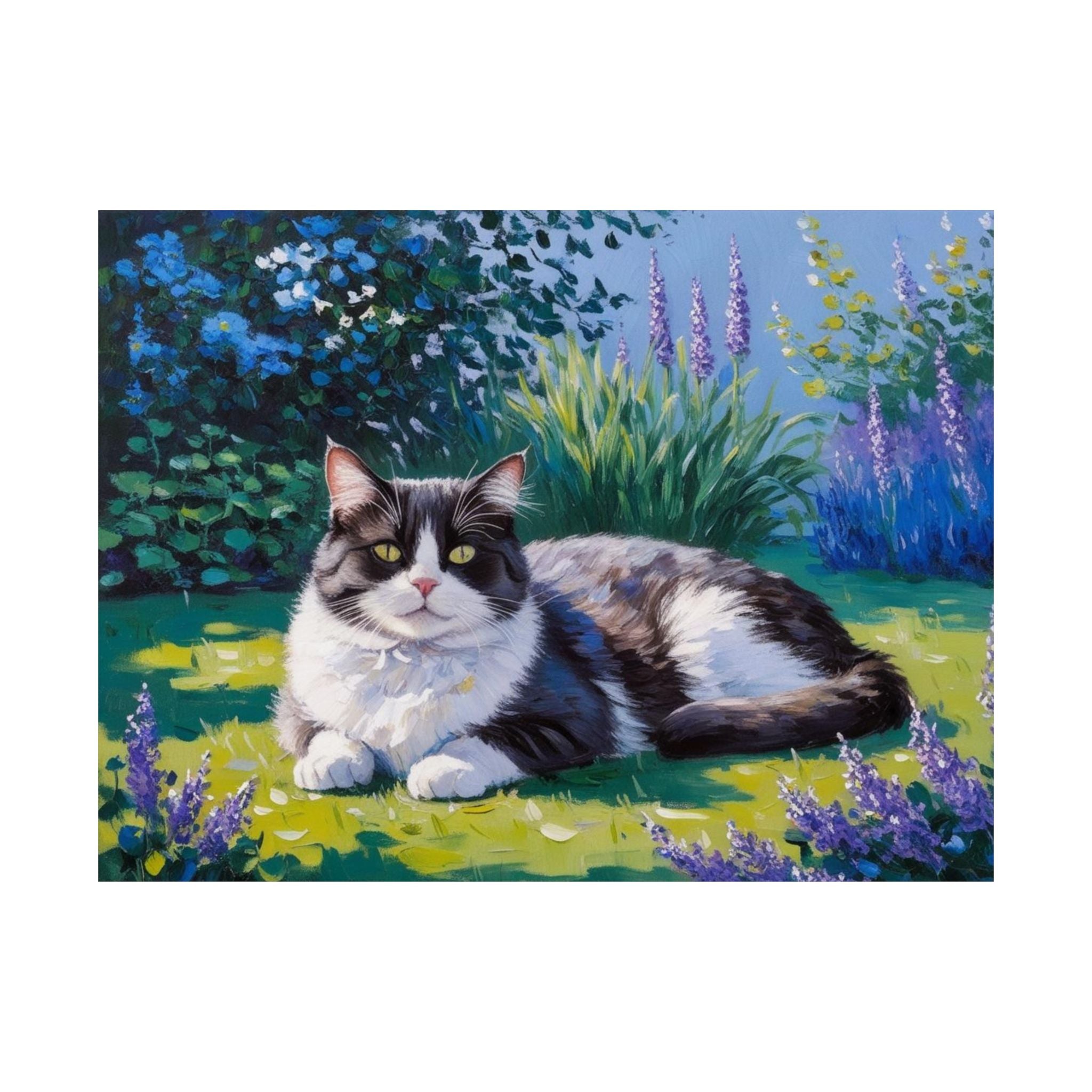 British Shorthair Cat- Garden Collection