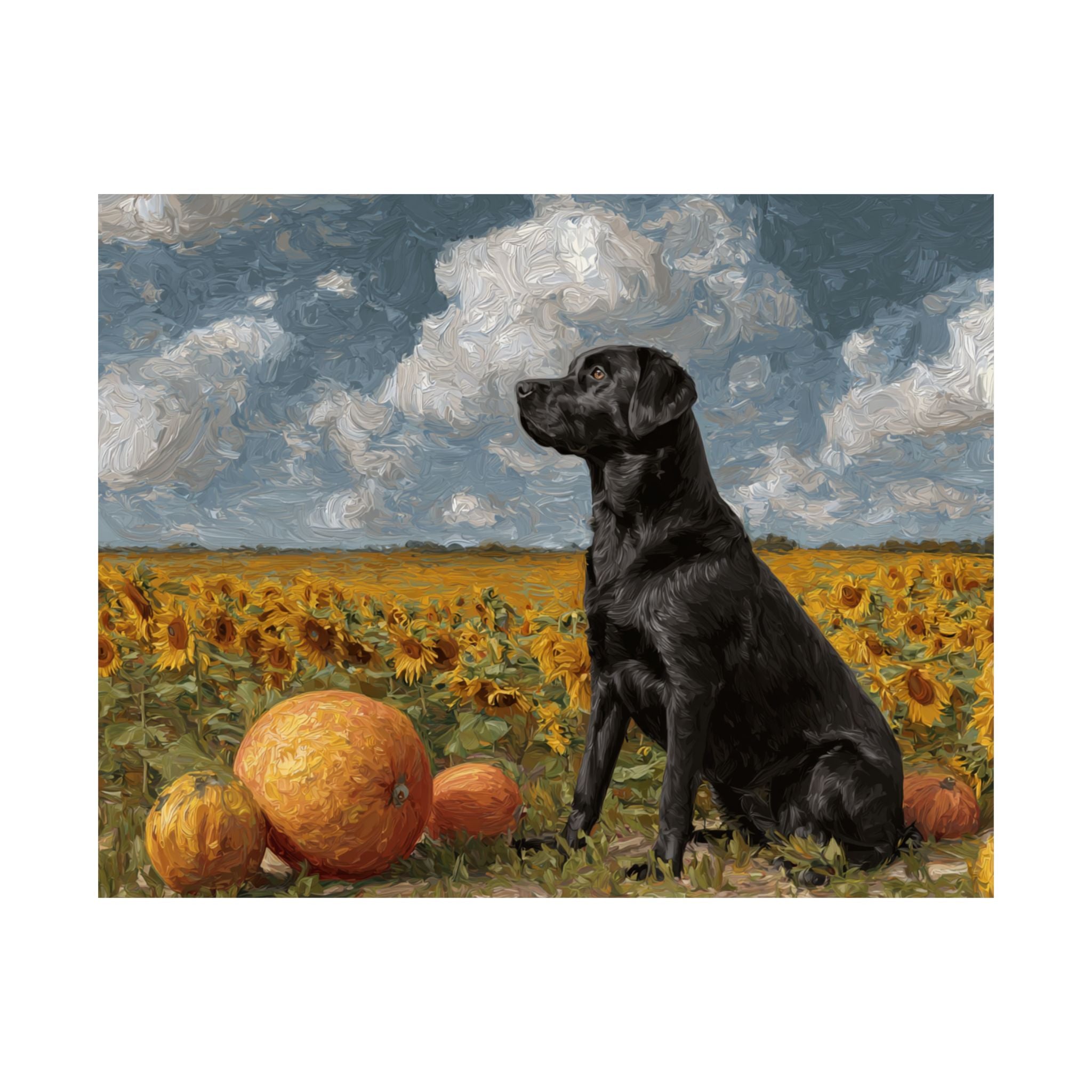 Labrador Retriever 6- Sunflower Season Collection